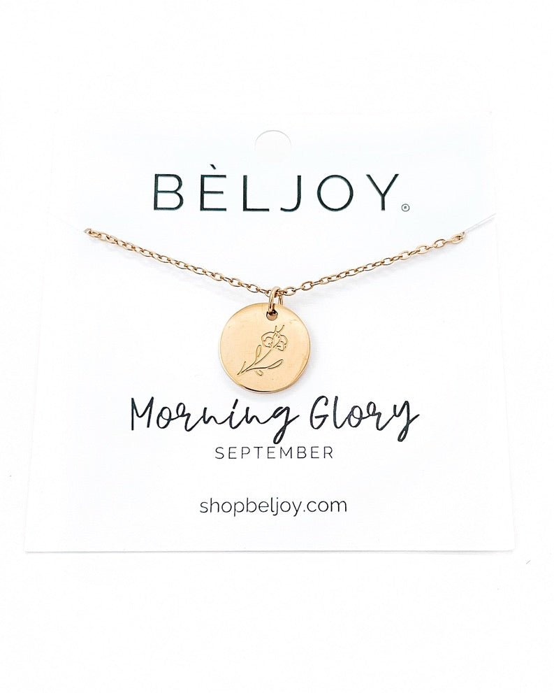 Birth Flower Necklace || Choose Month