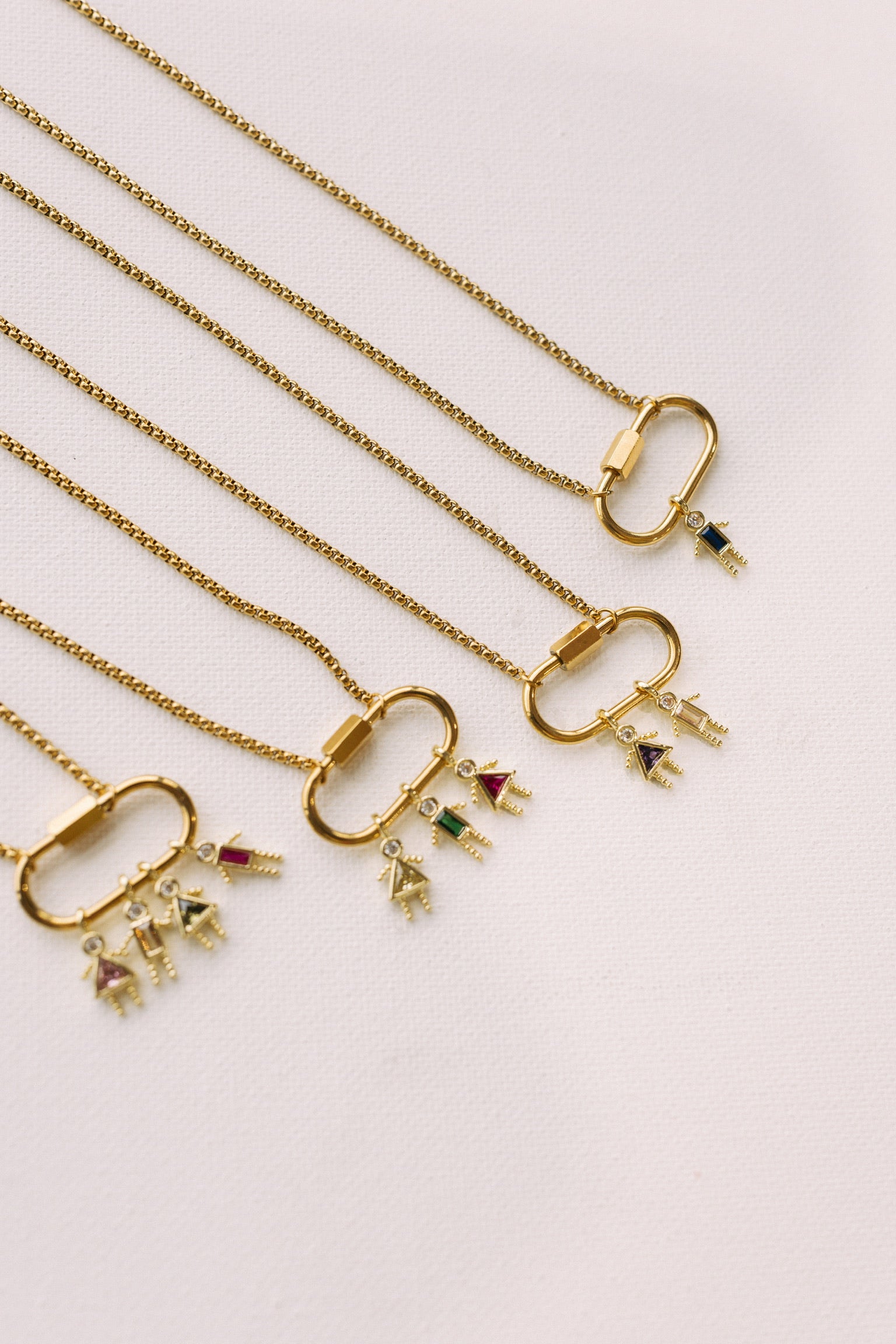 Birthstone Babies Charm Necklace