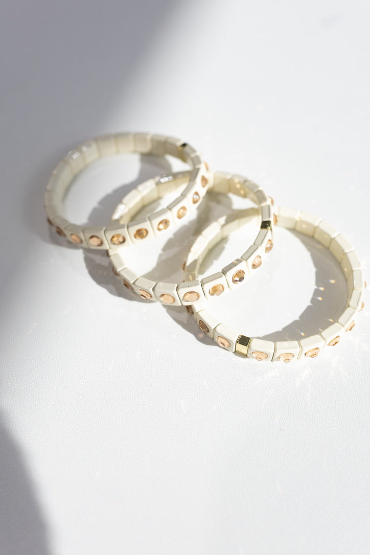 Sylvie Gemstone Bracelet || Choose Color