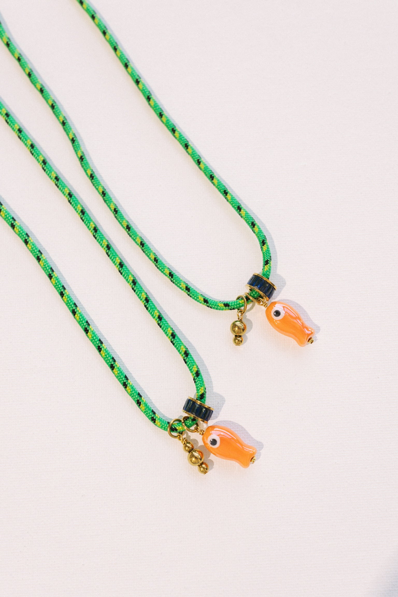 Under The Sea Cord Necklace - Green