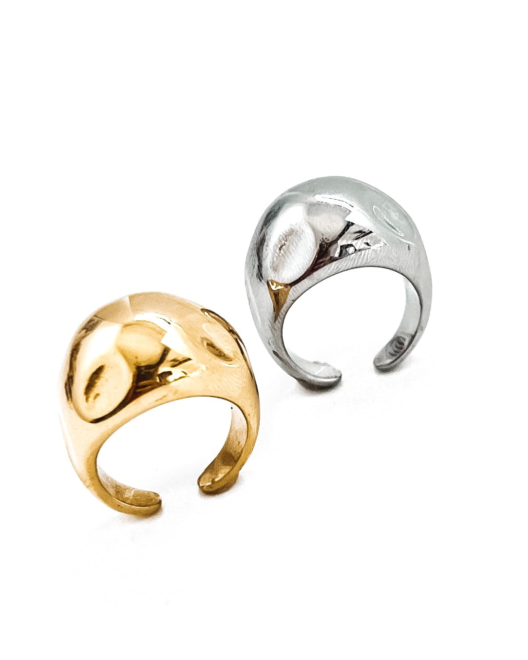 Remington Bold Statement Ring Gold and Silver