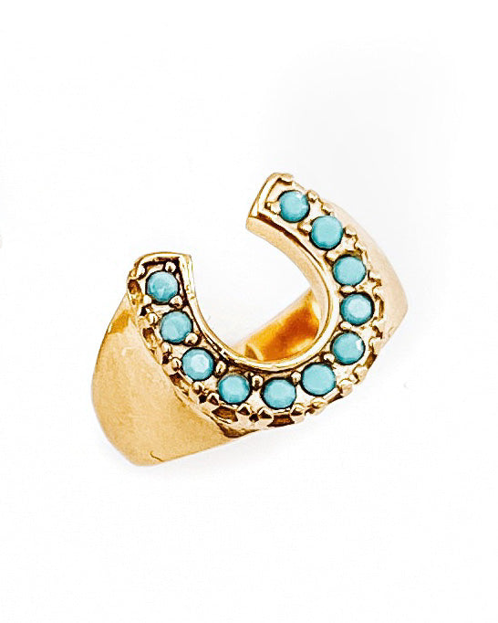 Relvi Horseshoe Ring || Choose Color