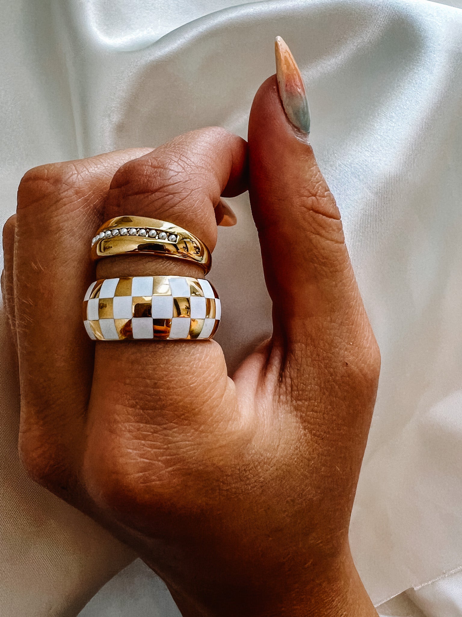 Ronnie Checker Ring || Choose Color
