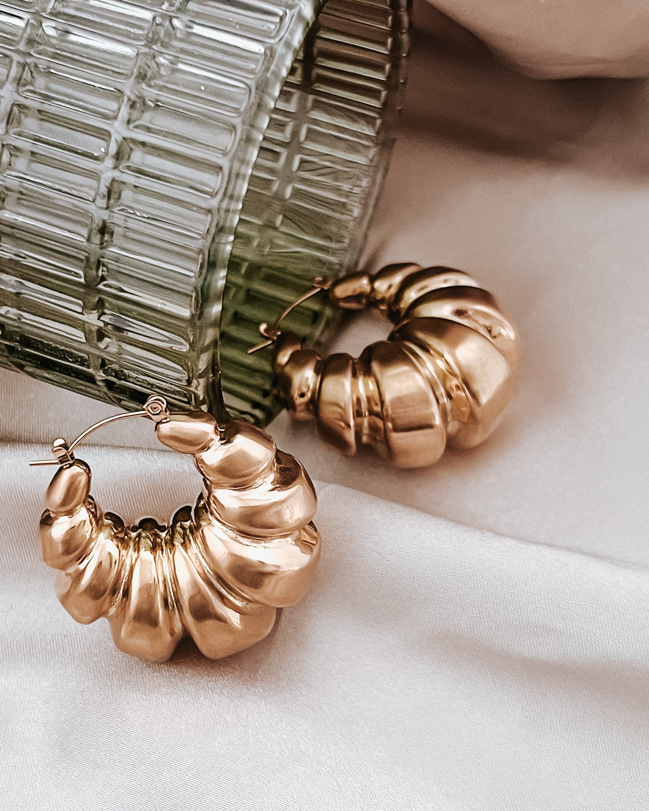 Esmerelda Statement Croissant Hoop Earrings