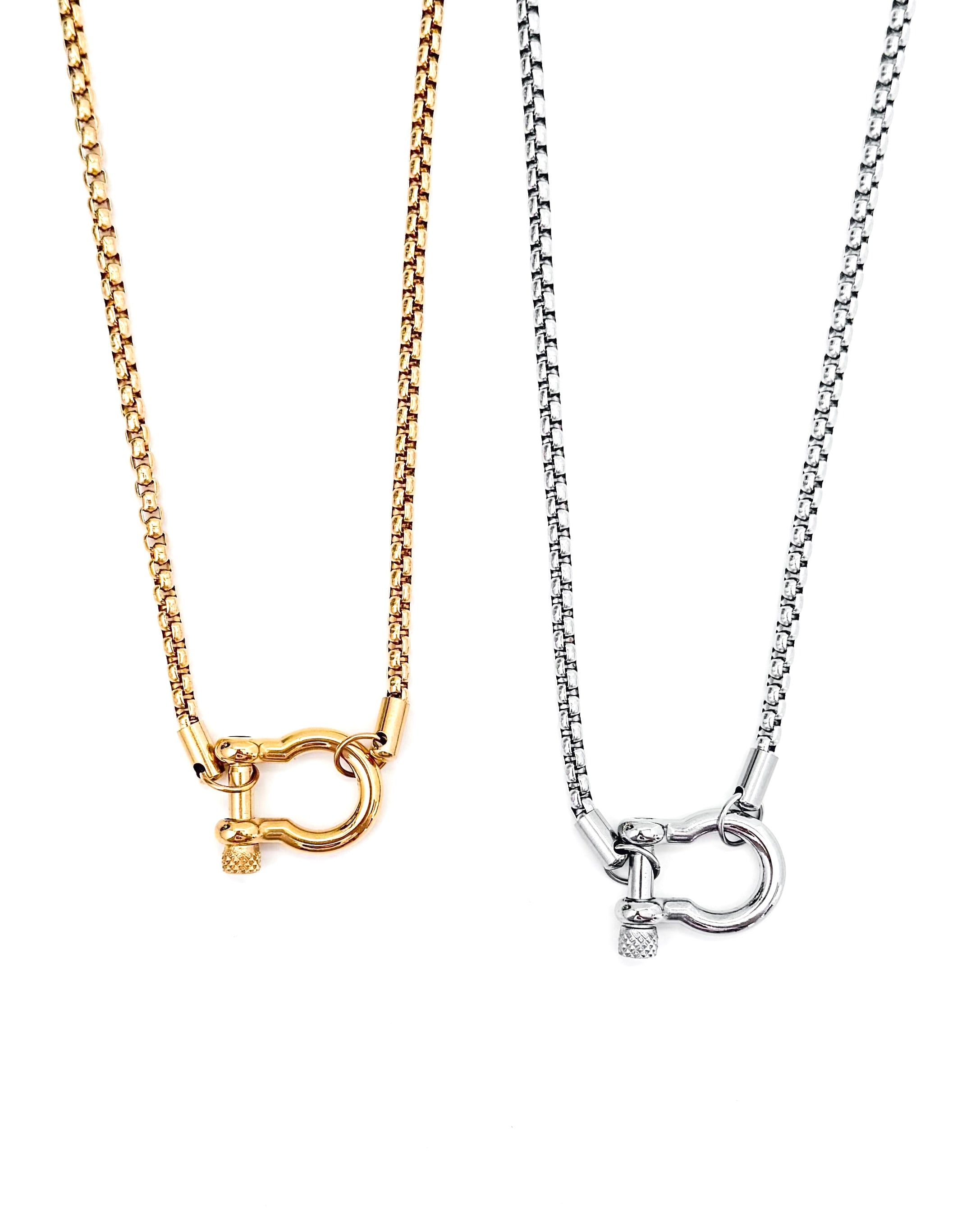 Jerra Screw Toggle Necklace