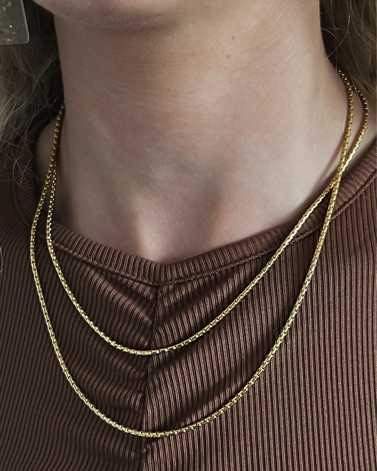 Pendalton Dainty Layering Necklace || Choose Length + Color