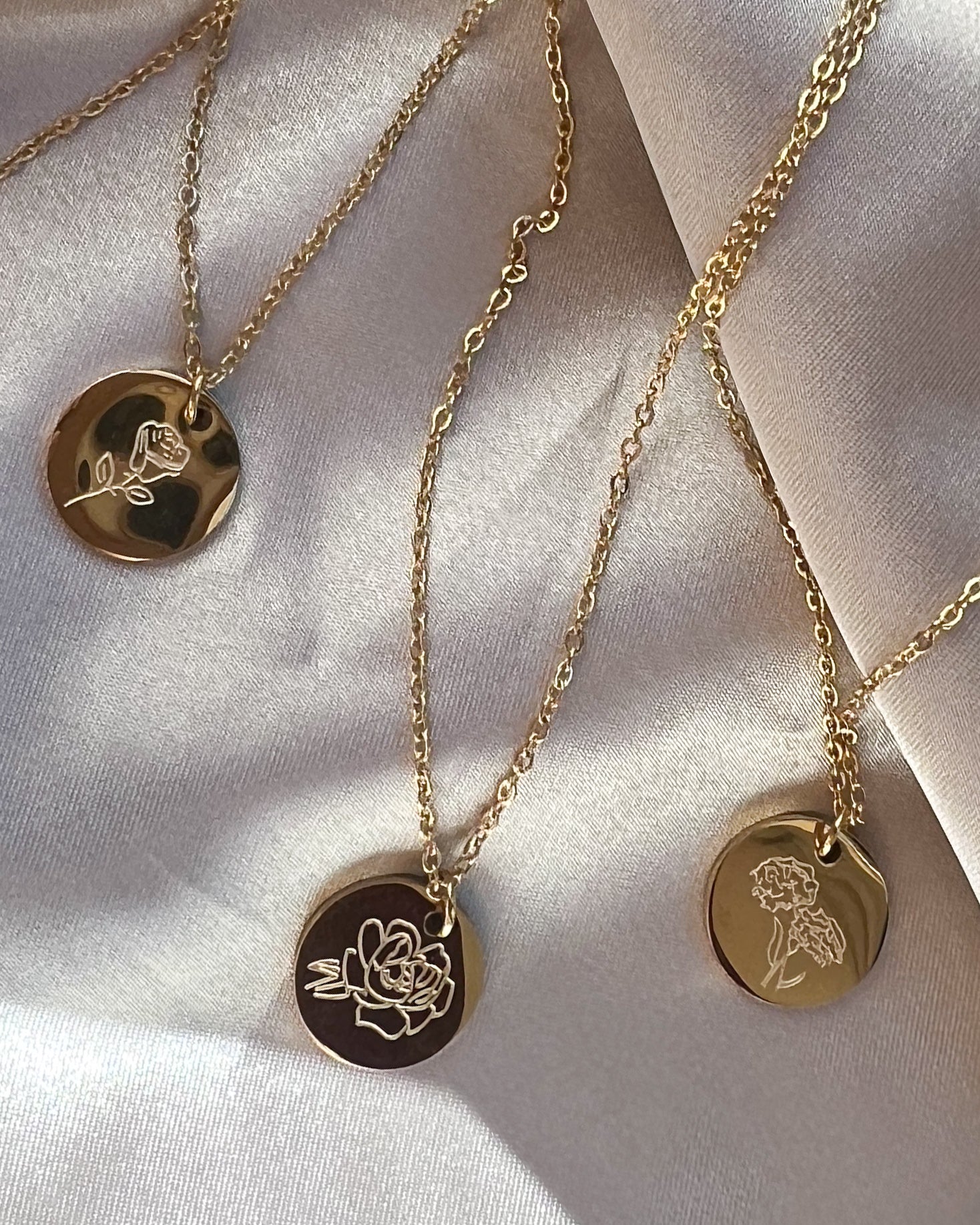 Birth Flower Necklace || Choose Month