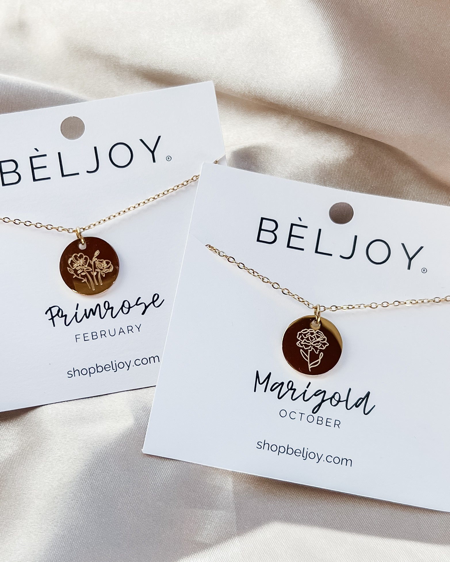 Birth Flower Necklace || Choose Month