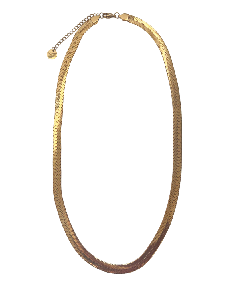 Mia Herringbone Necklace || Choose Length