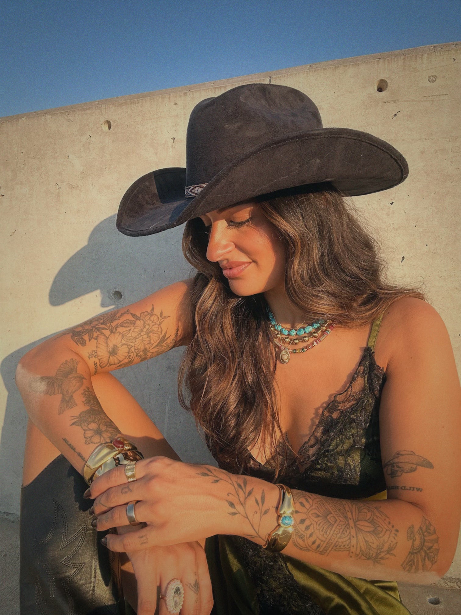 Joan Multi Color Beaded Stone Necklace || Choose Color