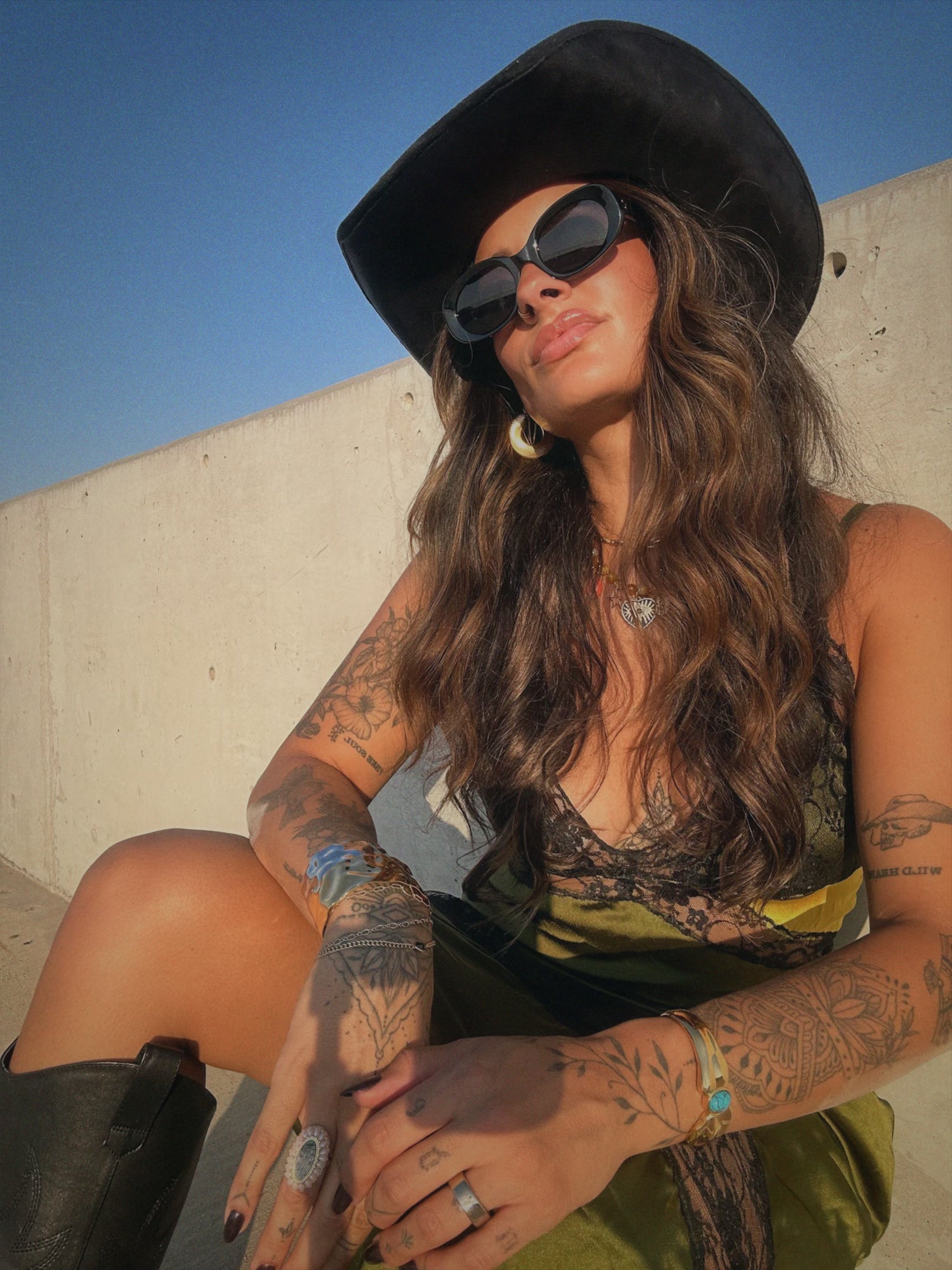 Beverly Gold Stone Cuff Bracelet || Choose Color