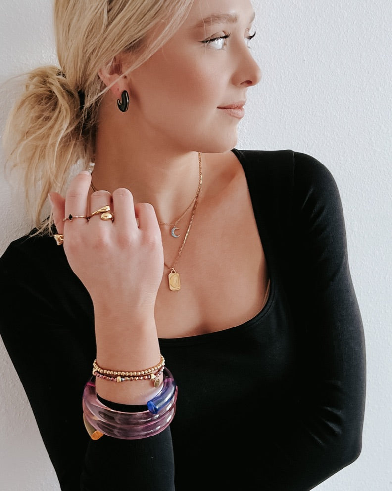 Erma Huggie Earrings || Choose Color