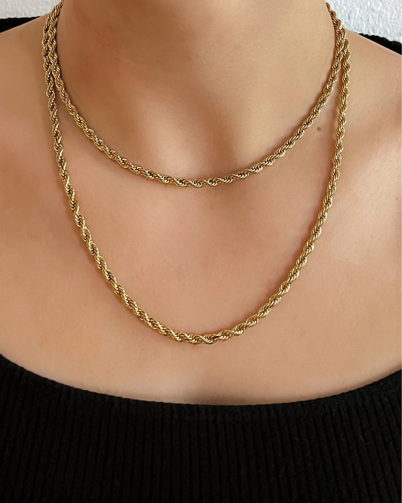 Sevyn Rope Chain Necklace || Choose Length