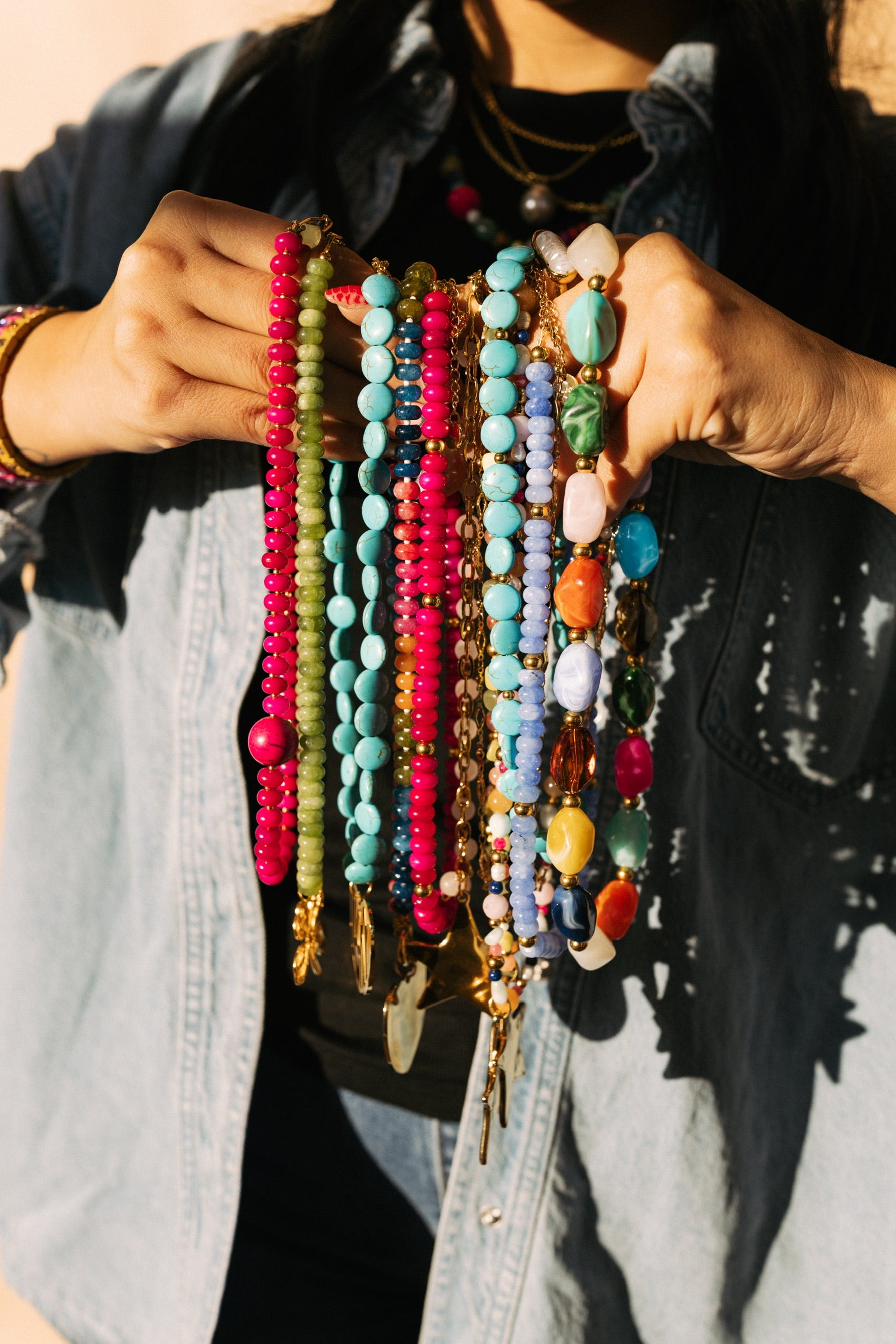 BEADED NECKLACES