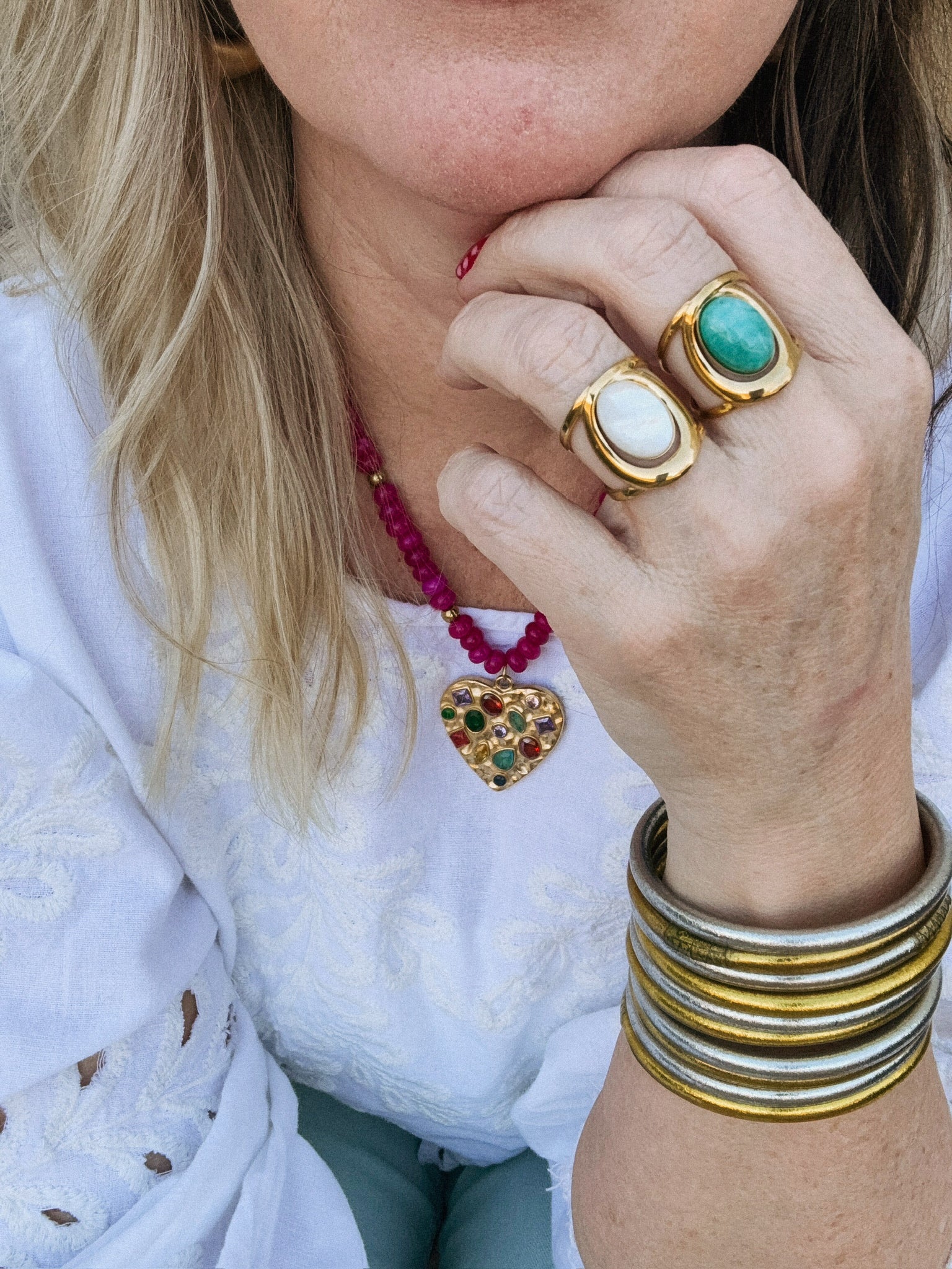 Jasmine Oval Ring || Choose Color