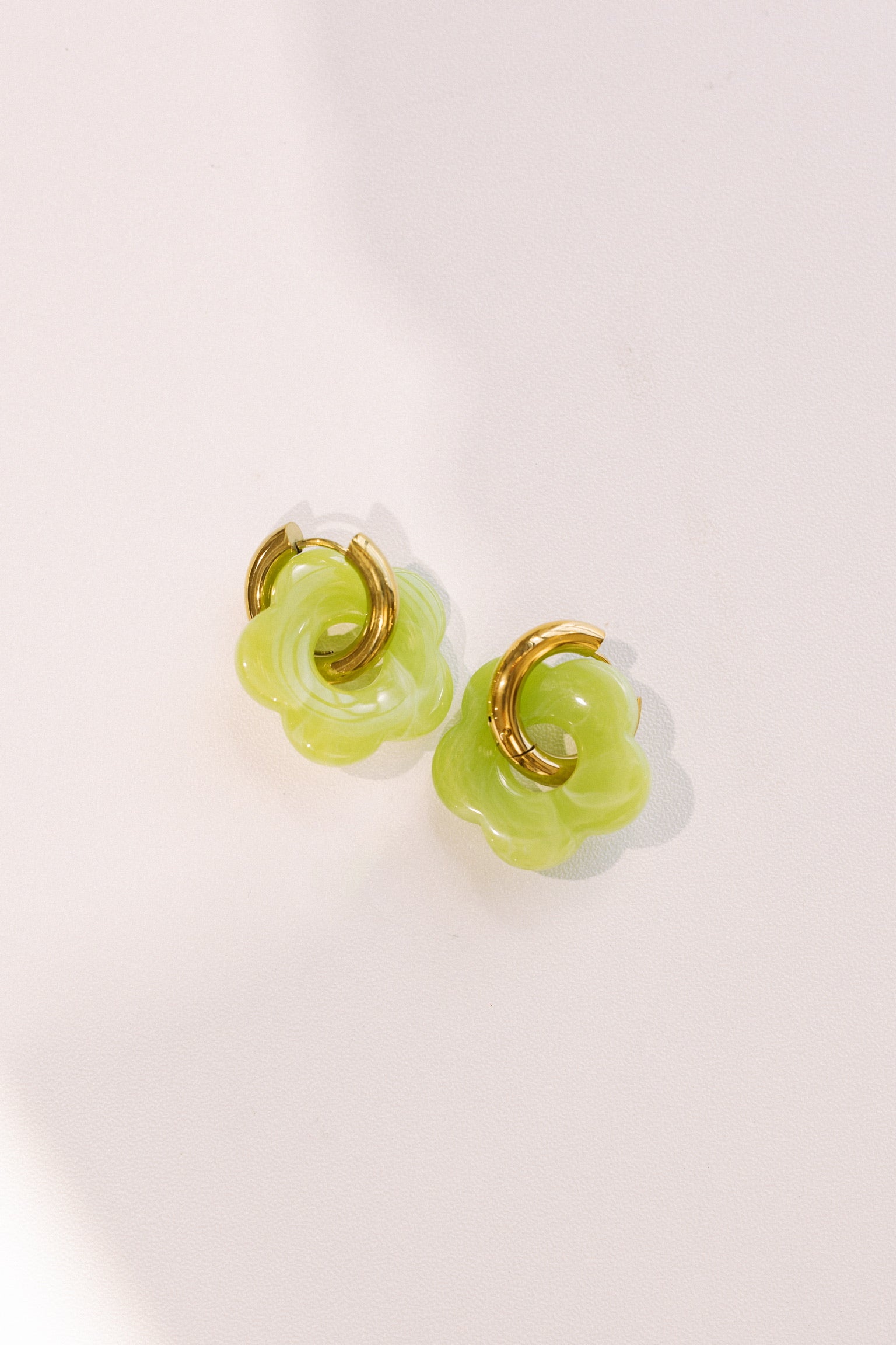 Color Me Daisy Hoop Earrings || Choose Color