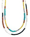 Arlet Long Beaded Layering Necklace || Choose Color