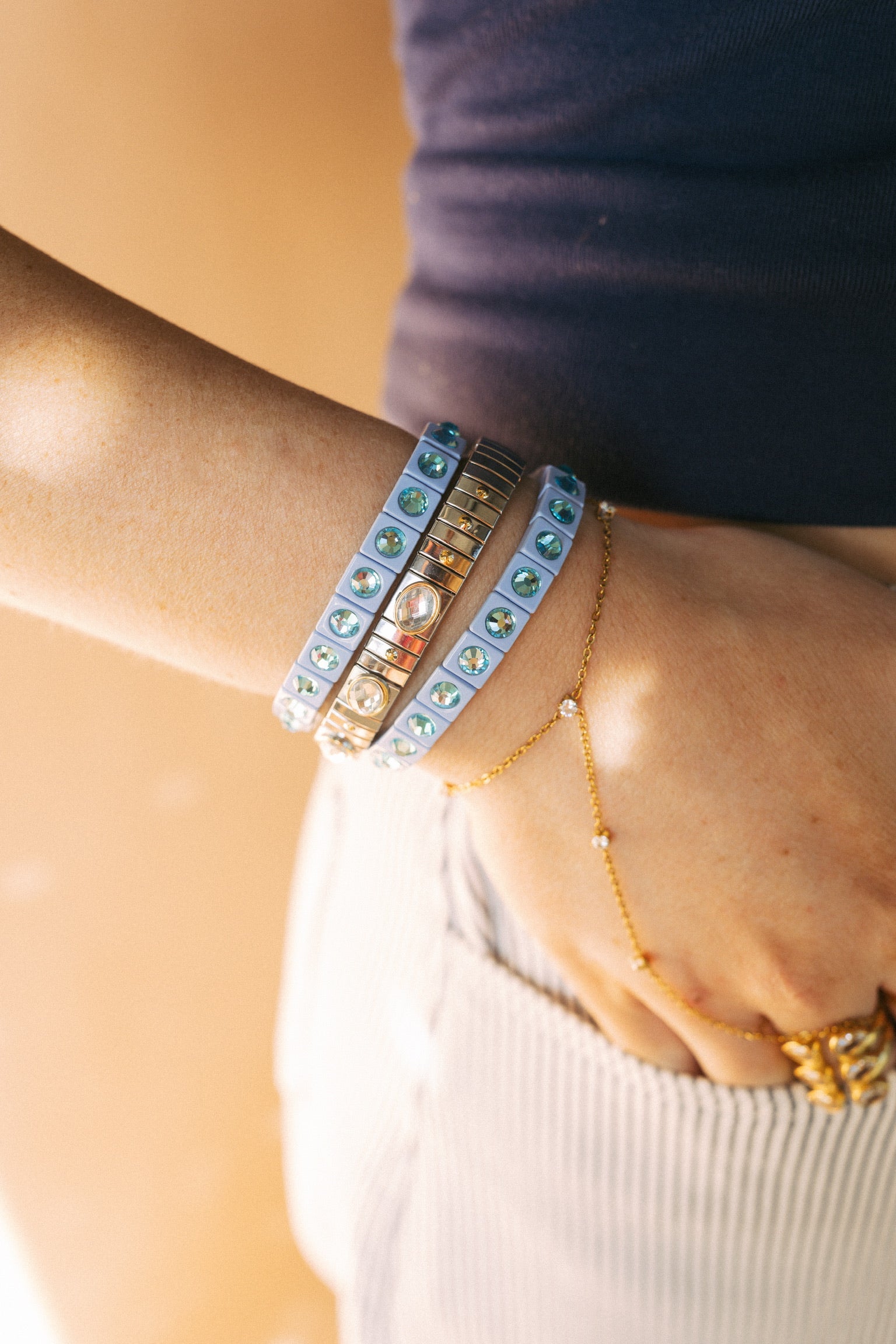 Sylvie Gemstone Bracelet || Choose Color