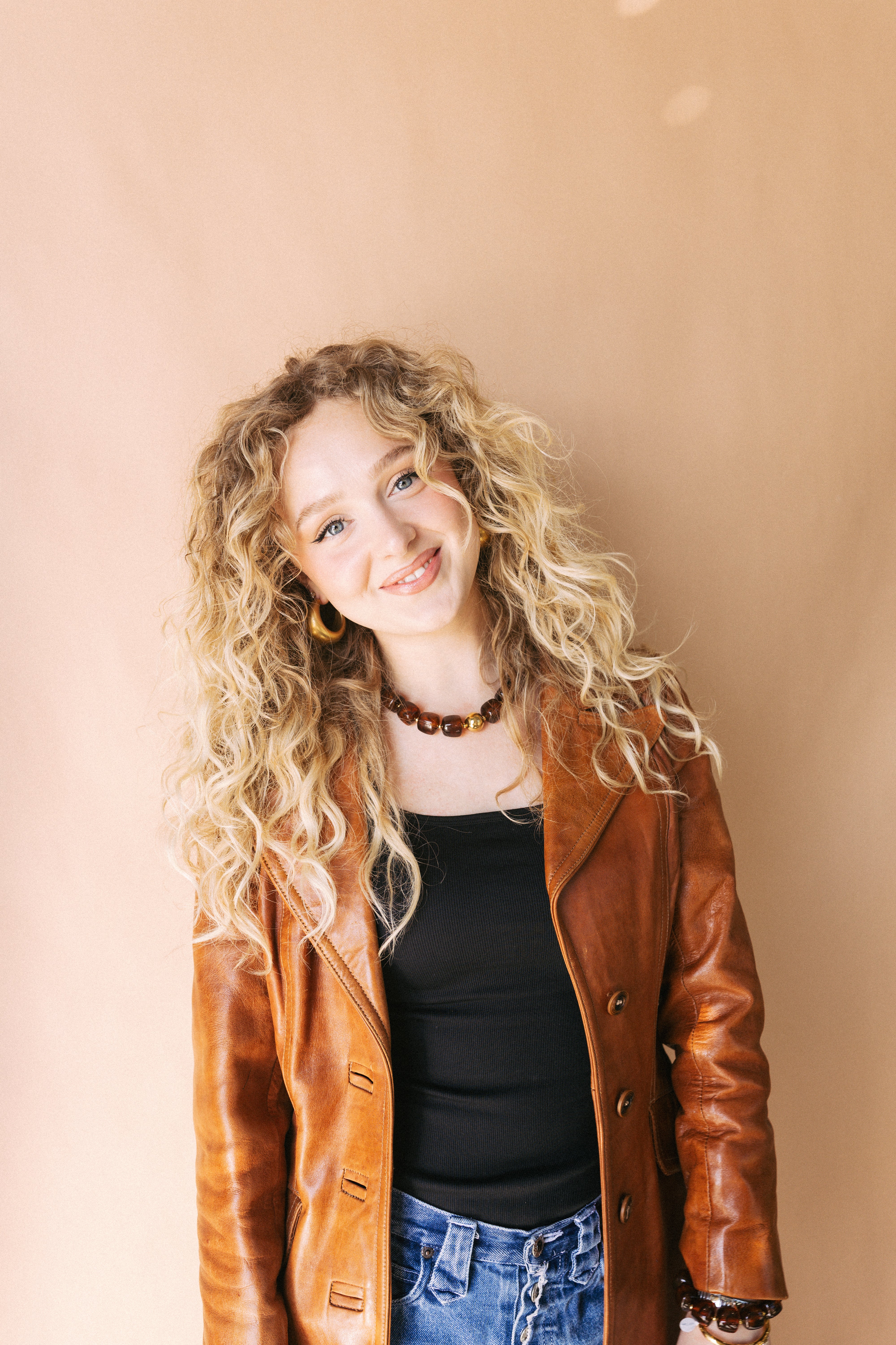 Noemi Chunky Beaded Necklace - Tortoise