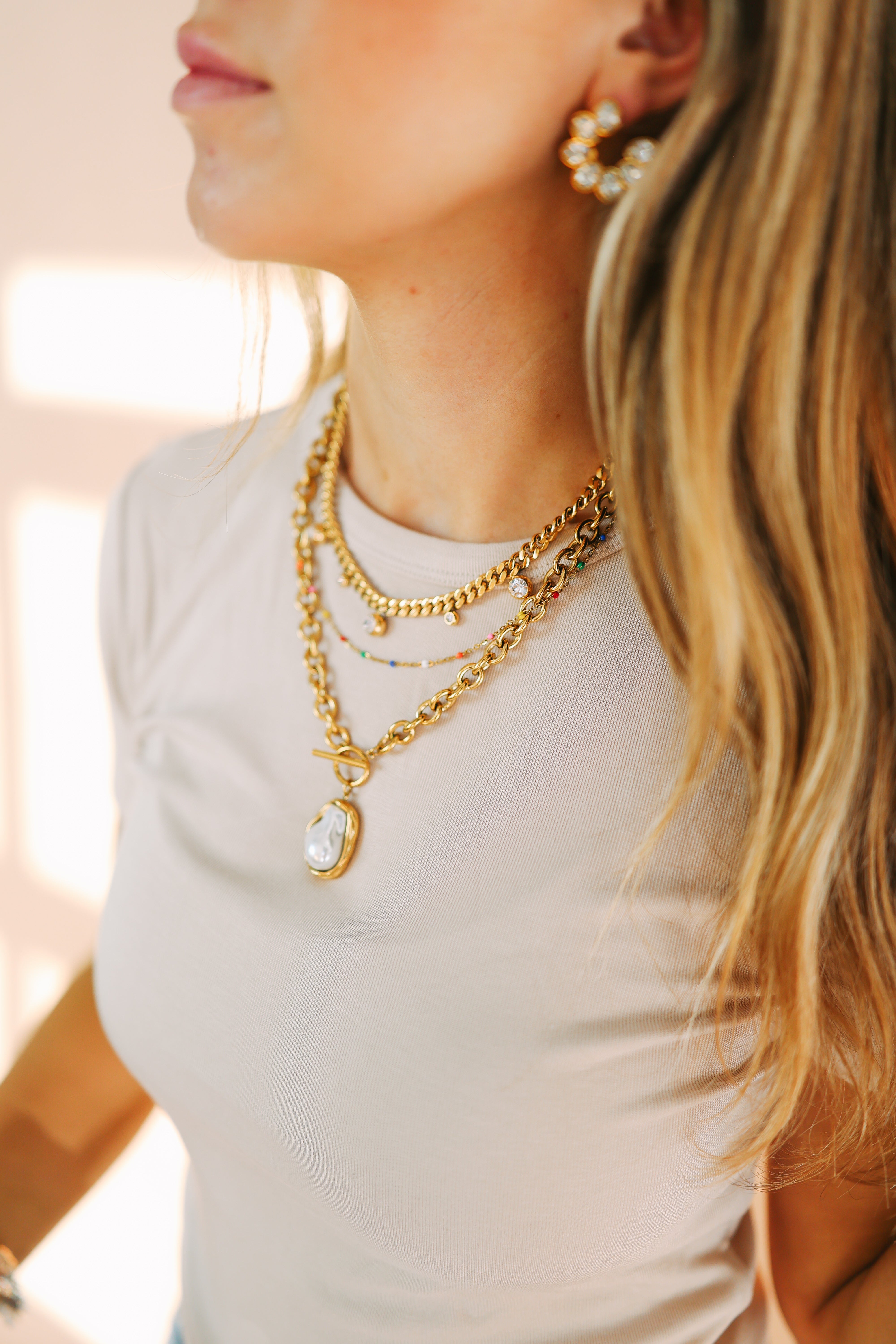 Cora Baroque Pearl Necklace