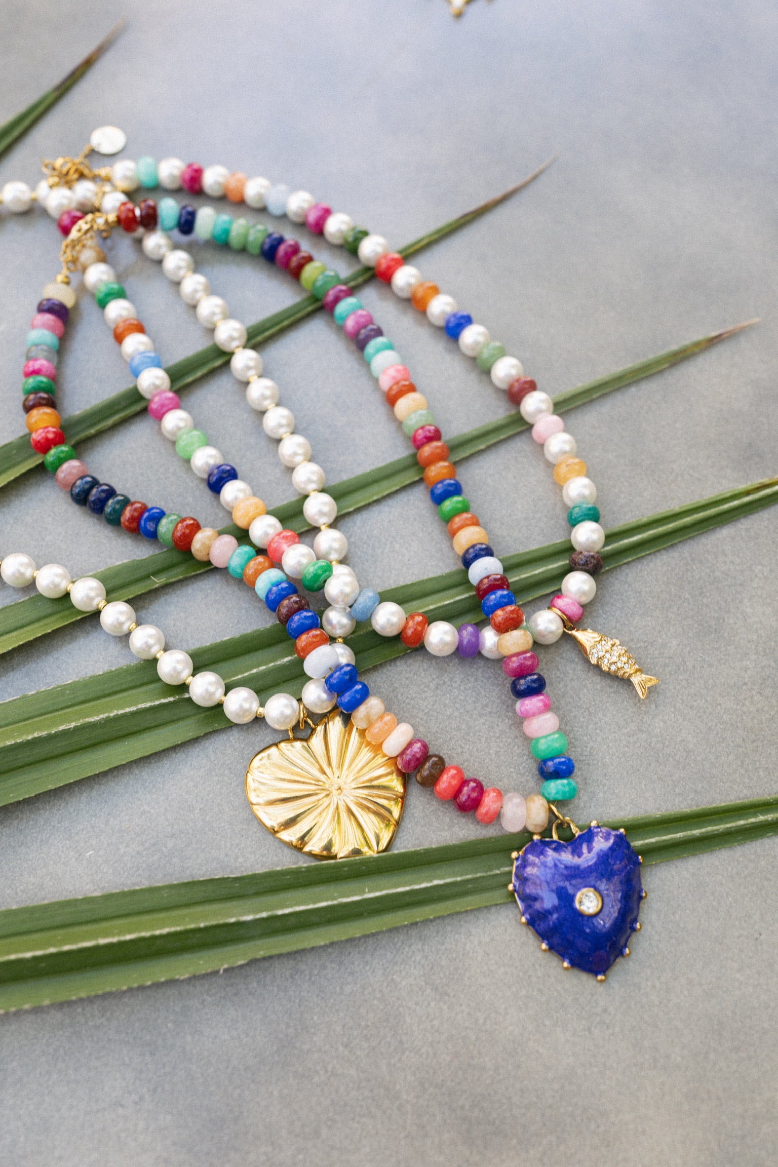 Cosmic Candy Heart Necklace