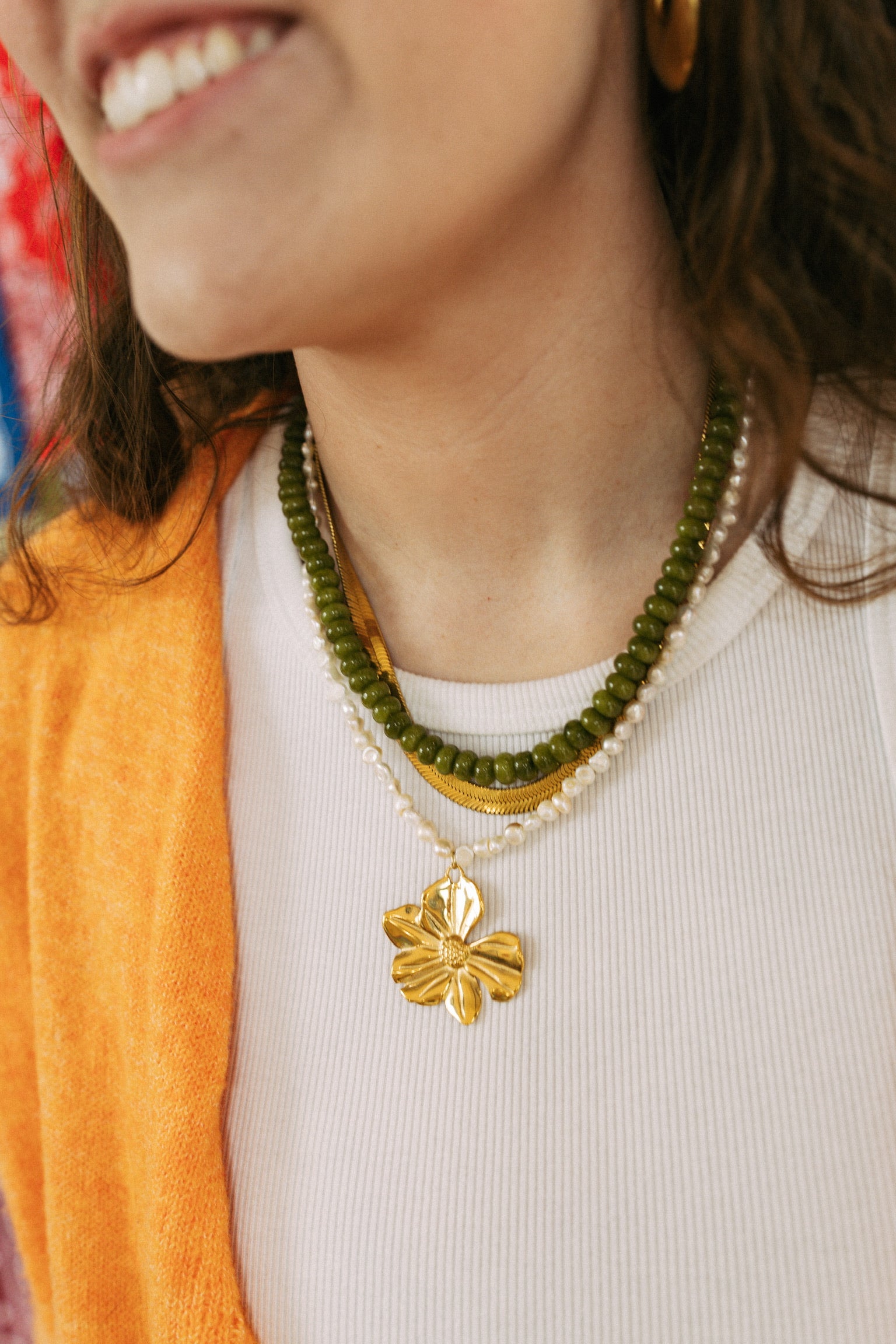 Wendy Beaded Necklace - Green
