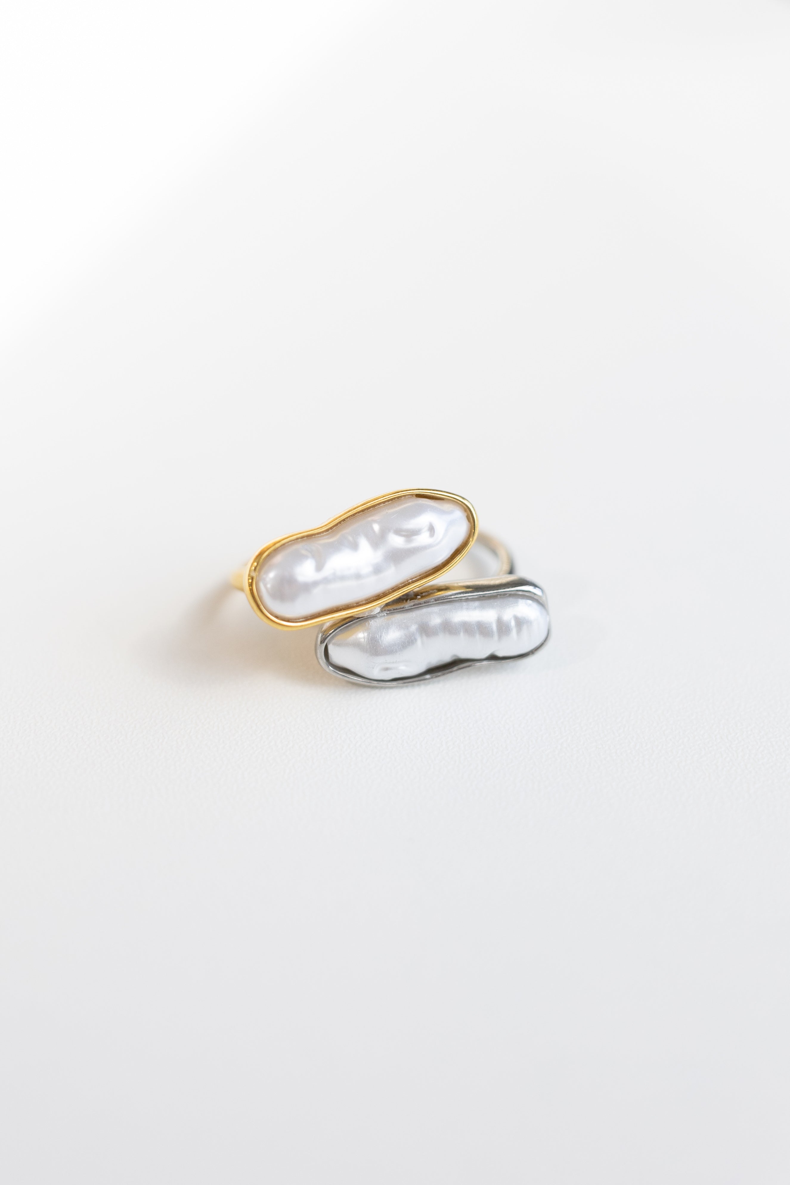 Raven Vintage Baroque Pearl Ring