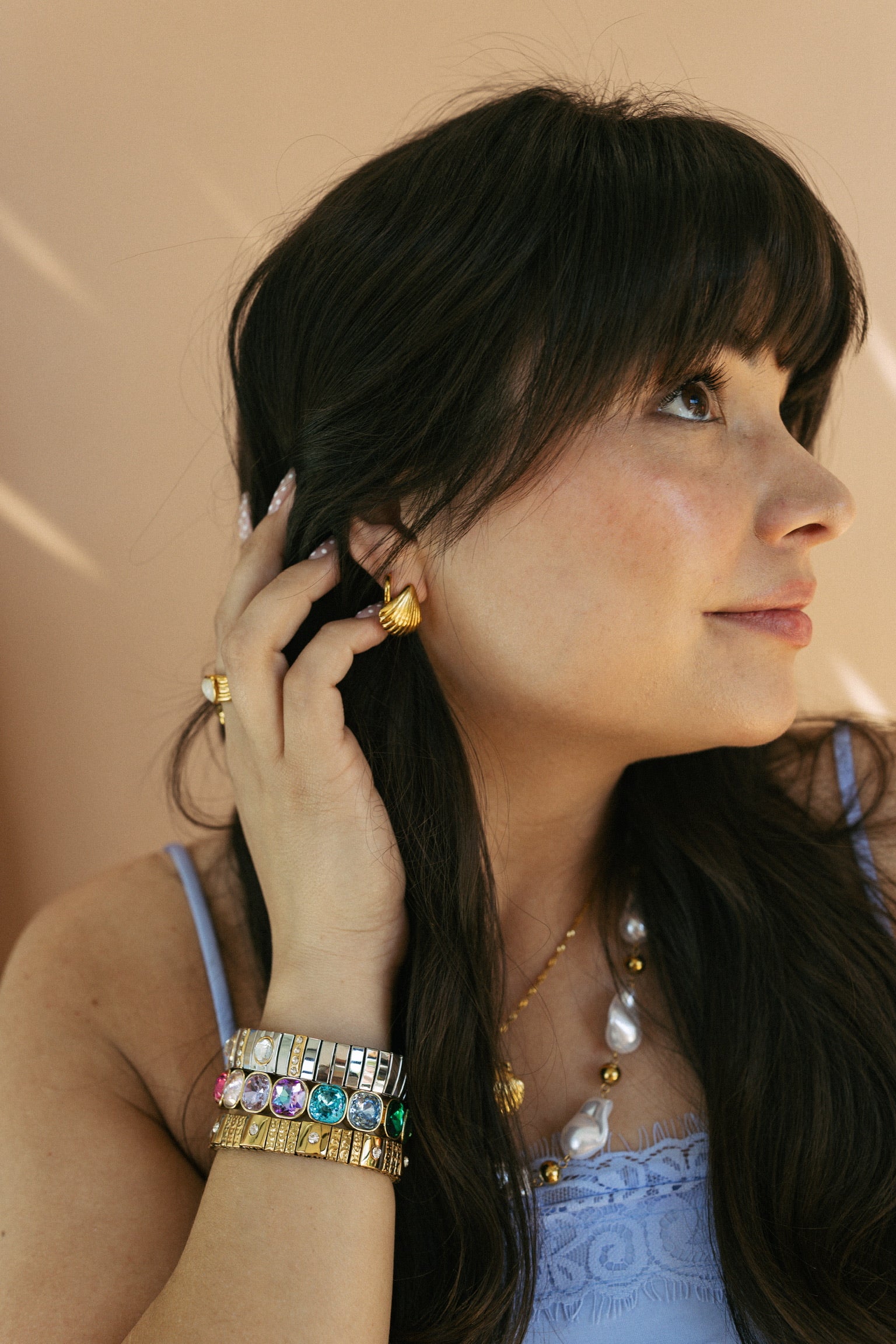 Seashell Earrings || Small