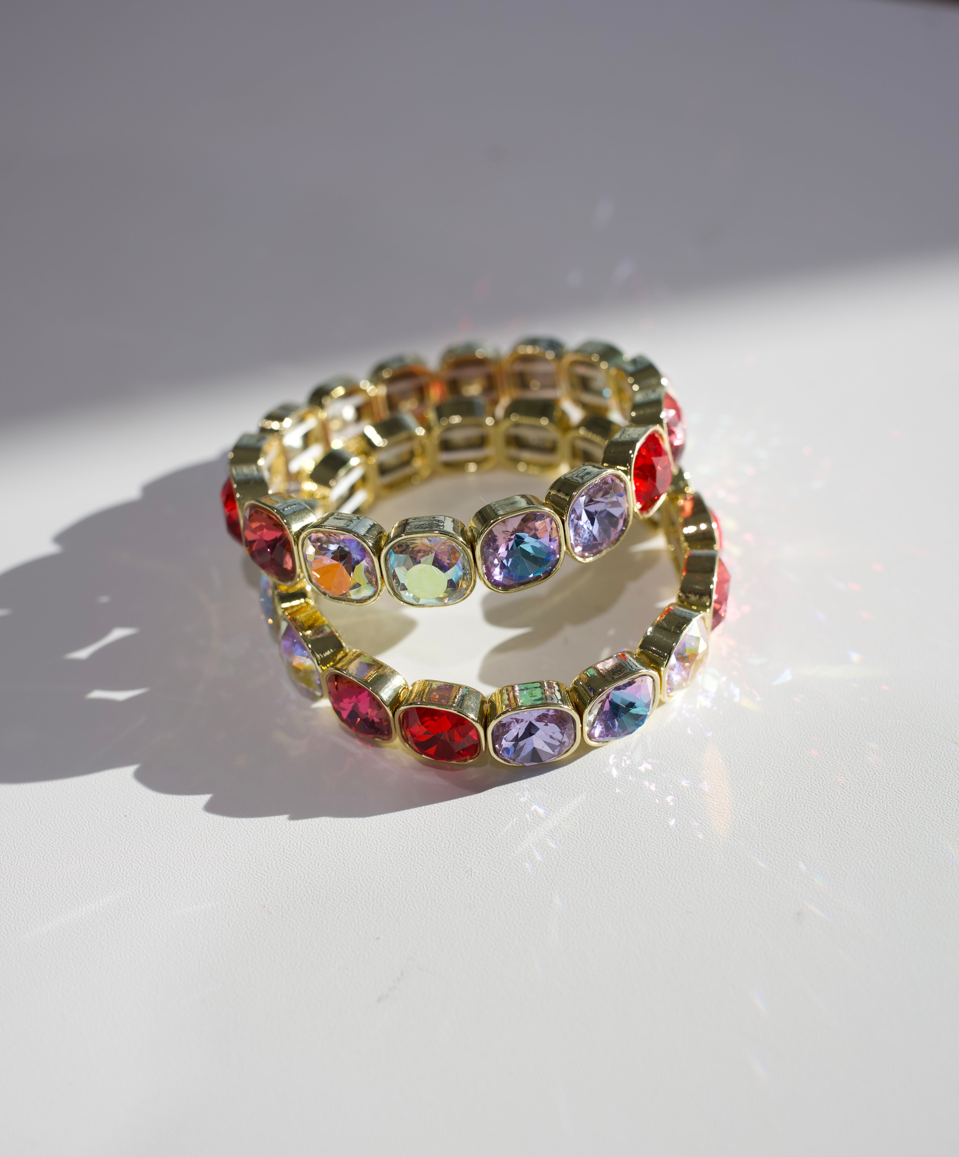 Lila Crystal Bracelet - Choose Color