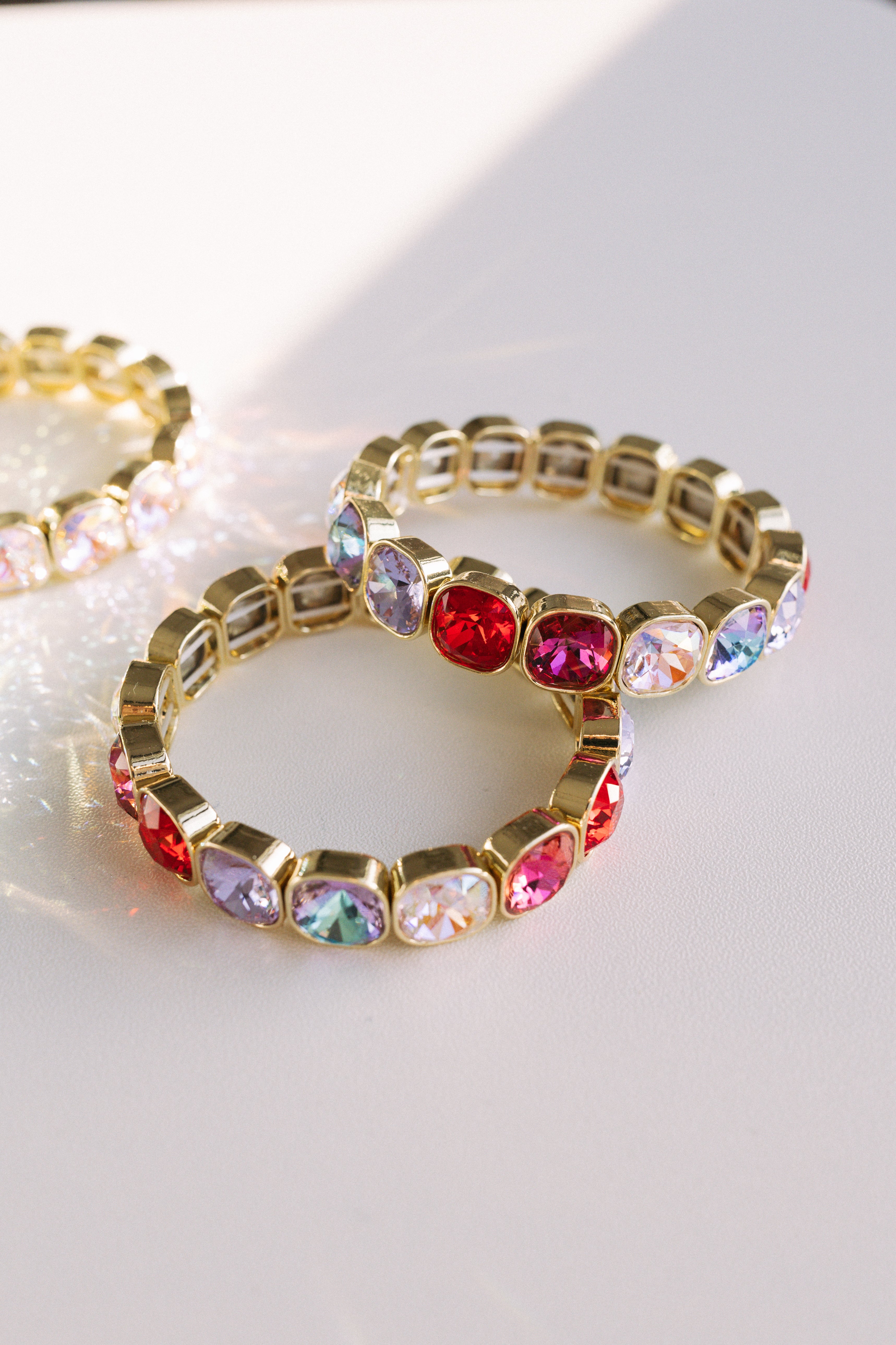 Lila Crystal Bracelet || Choose Color