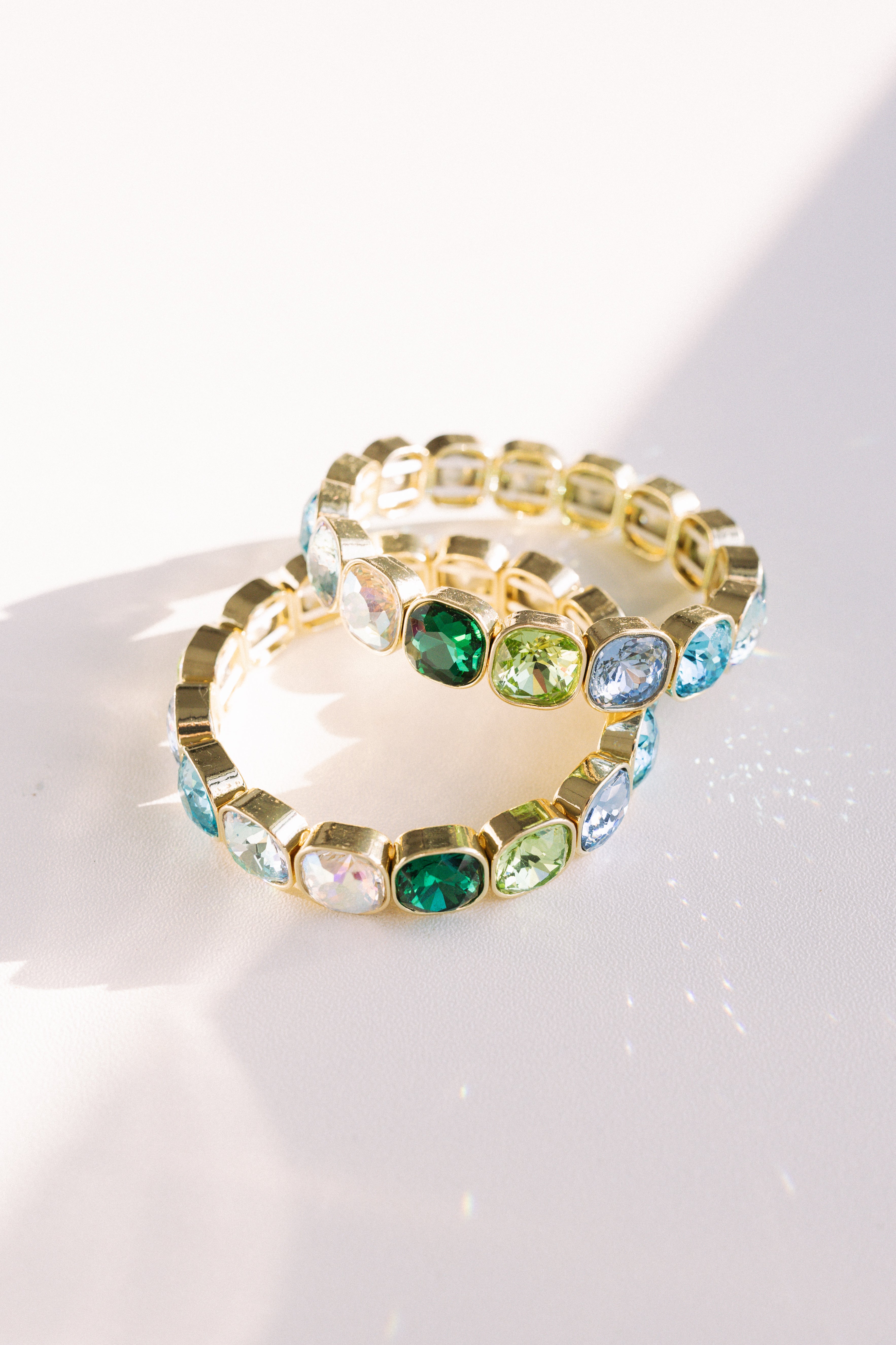 Lila Crystal Bracelet || Choose Color
