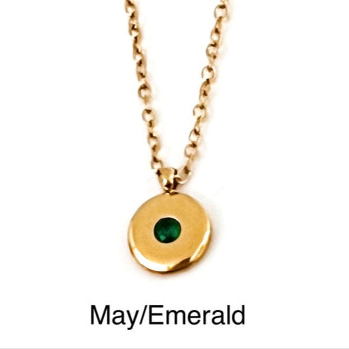 Birthstone Necklace || Choose Month