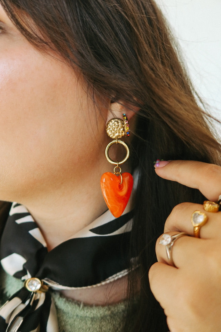 Candy Heart Earrings