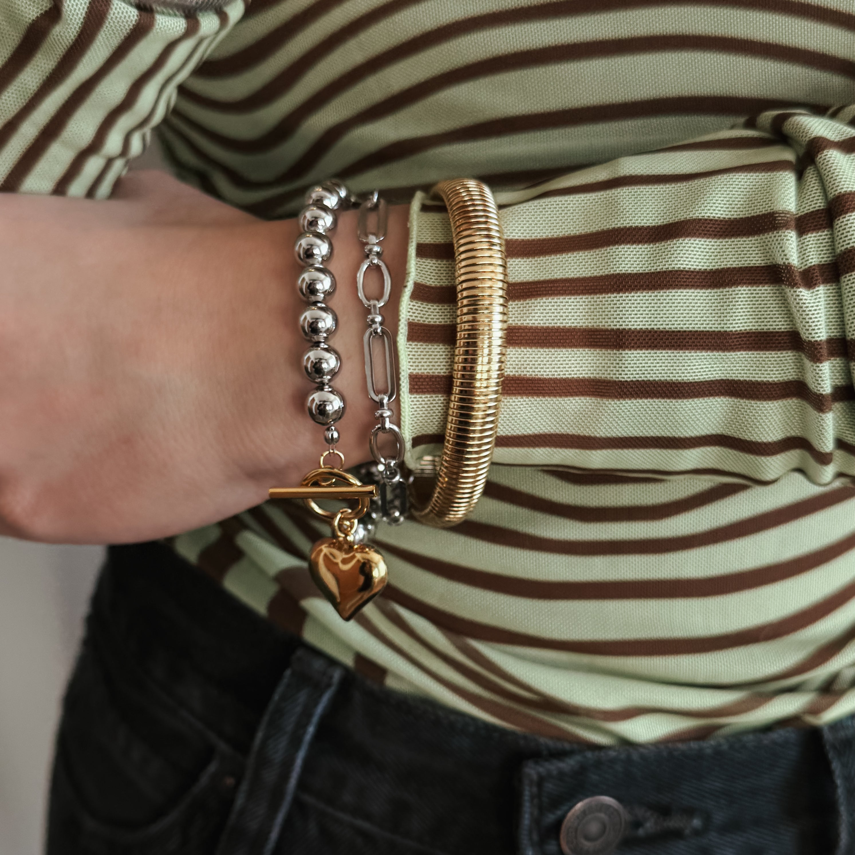 Brielle Chain Link Bracelet || Choose Color