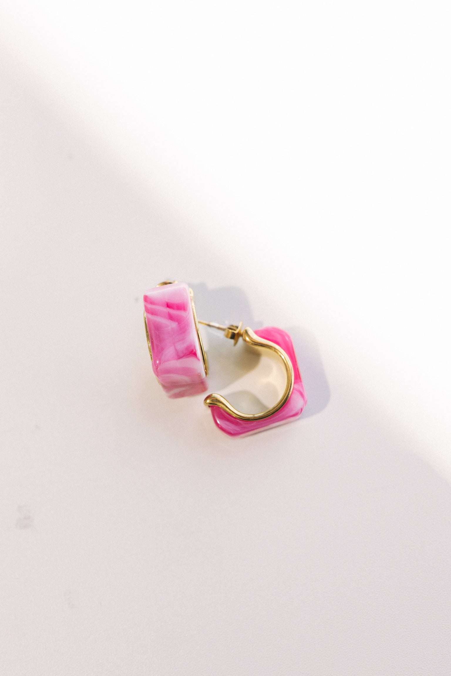 Color Coded Hoop Earrings || Choose Color