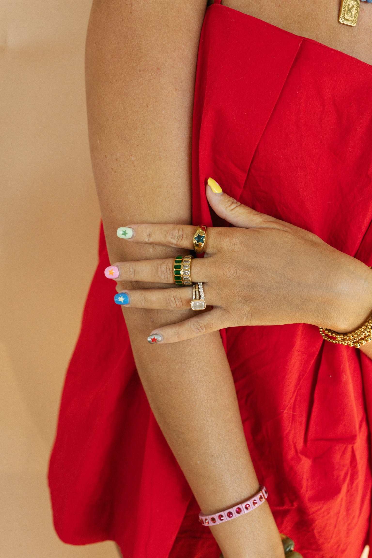 Crystal Eternity Ring