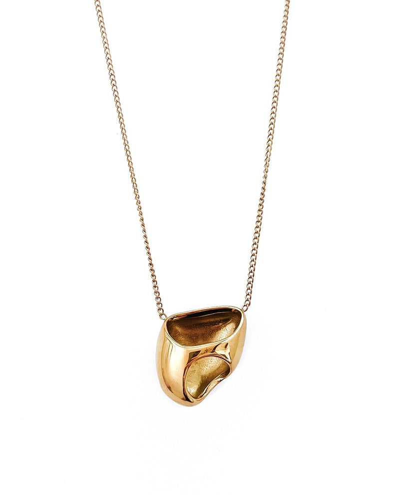 Tisha Gold Nugget Necklace