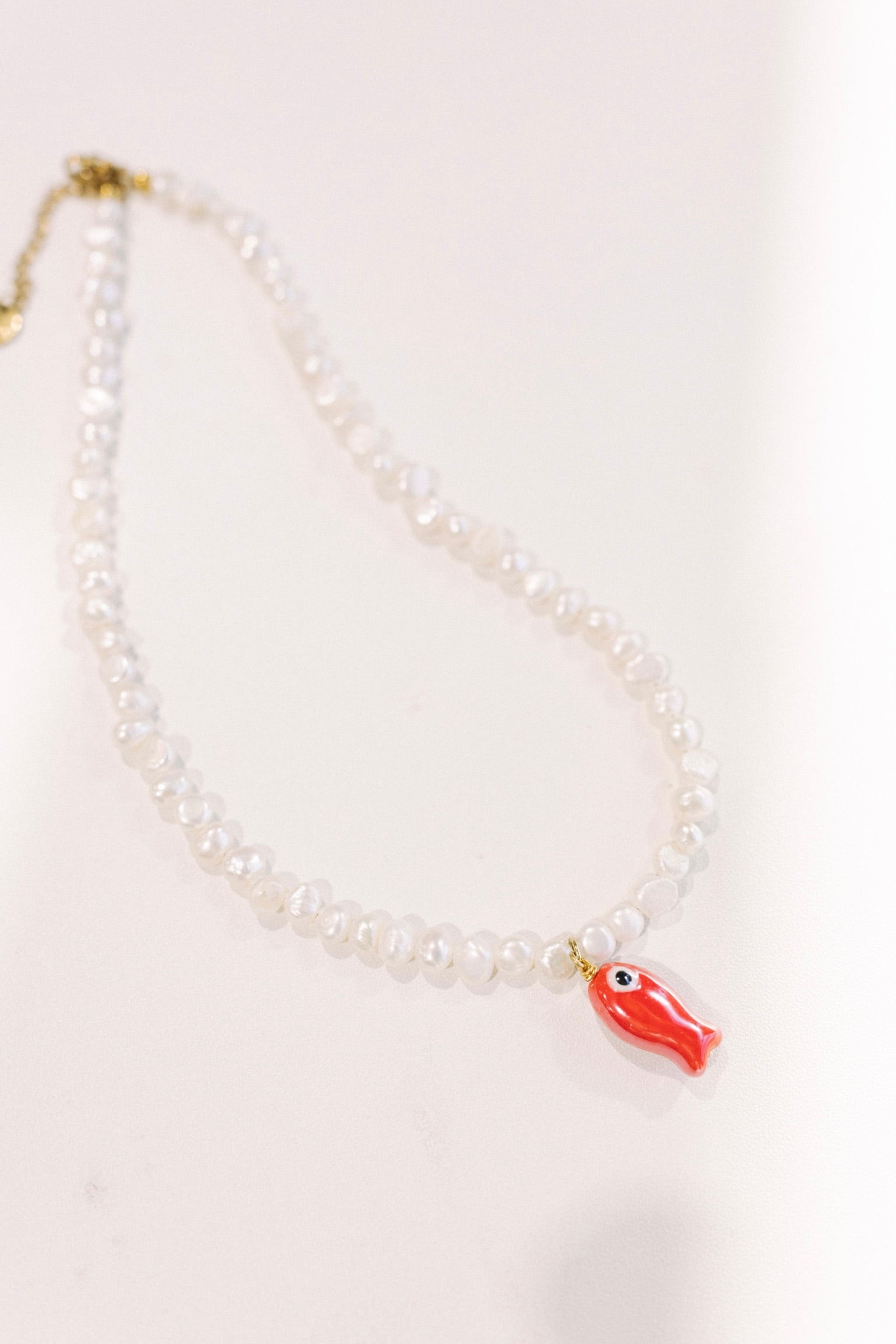 Gone Fishin' Pearl Necklace