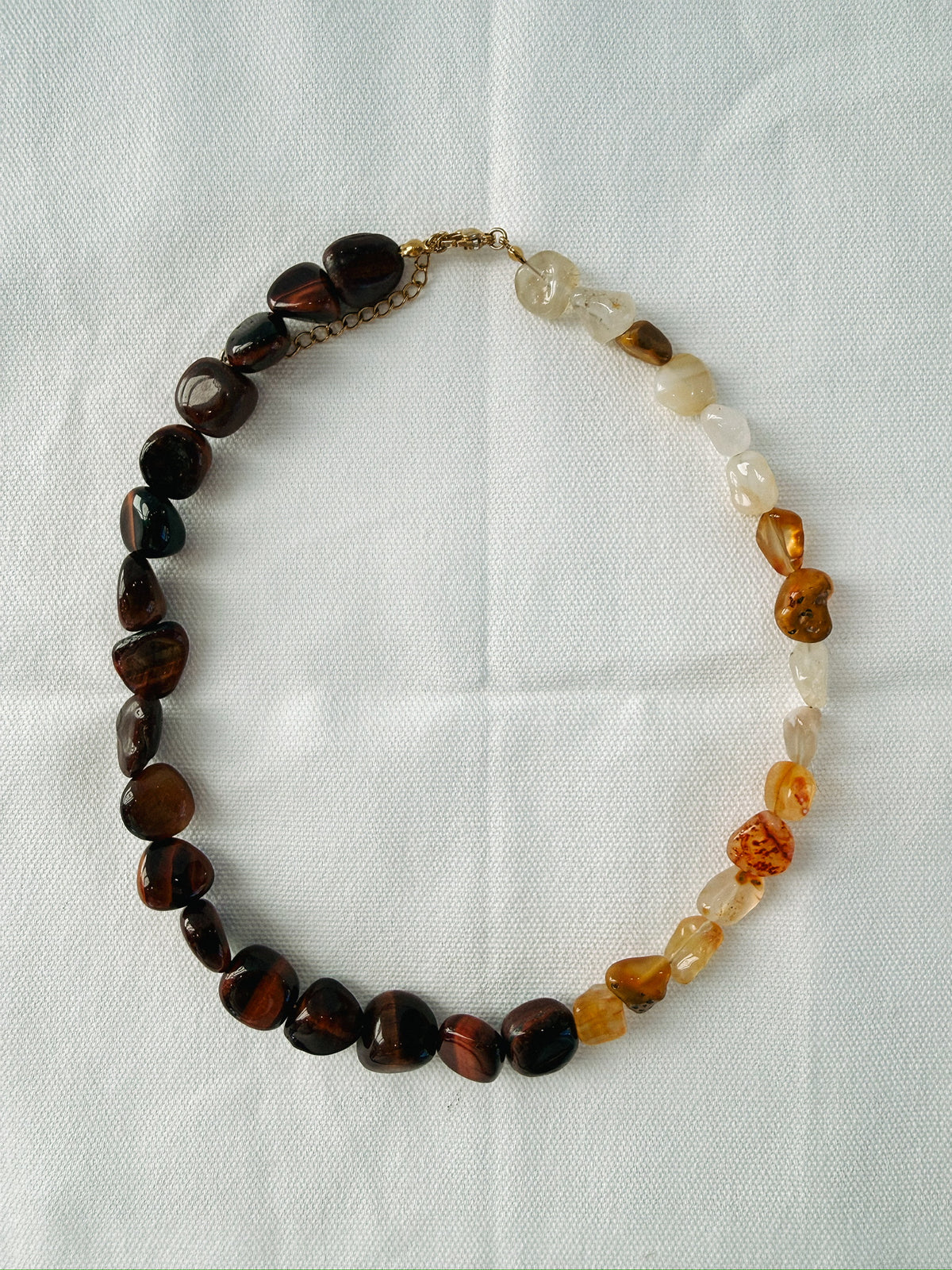 Honey Glow Beaded Necklace