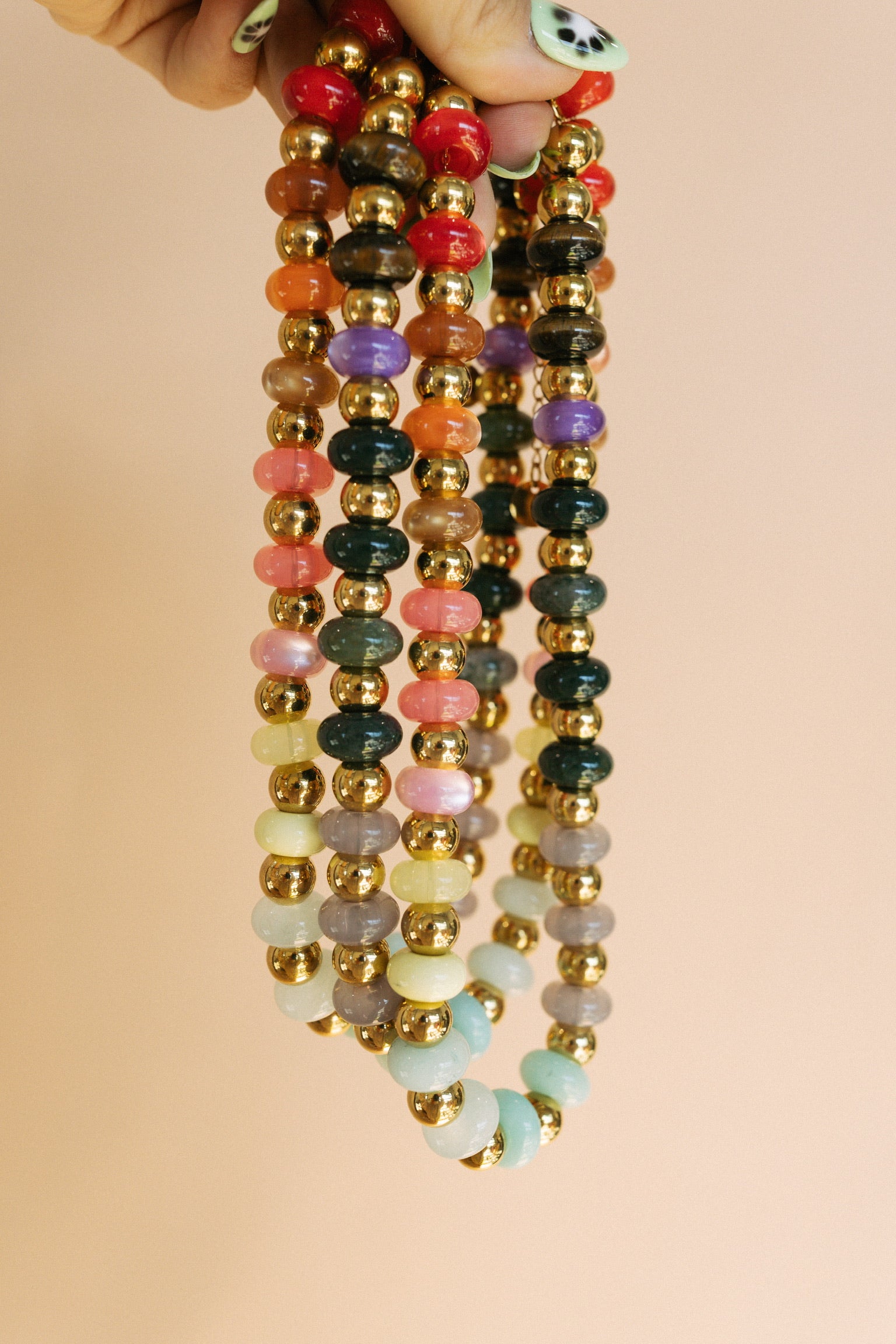 Color Theory Beaded Necklace