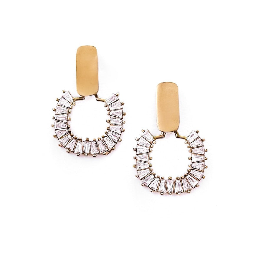 Eugenia Crystal Earrings || Choose Color
