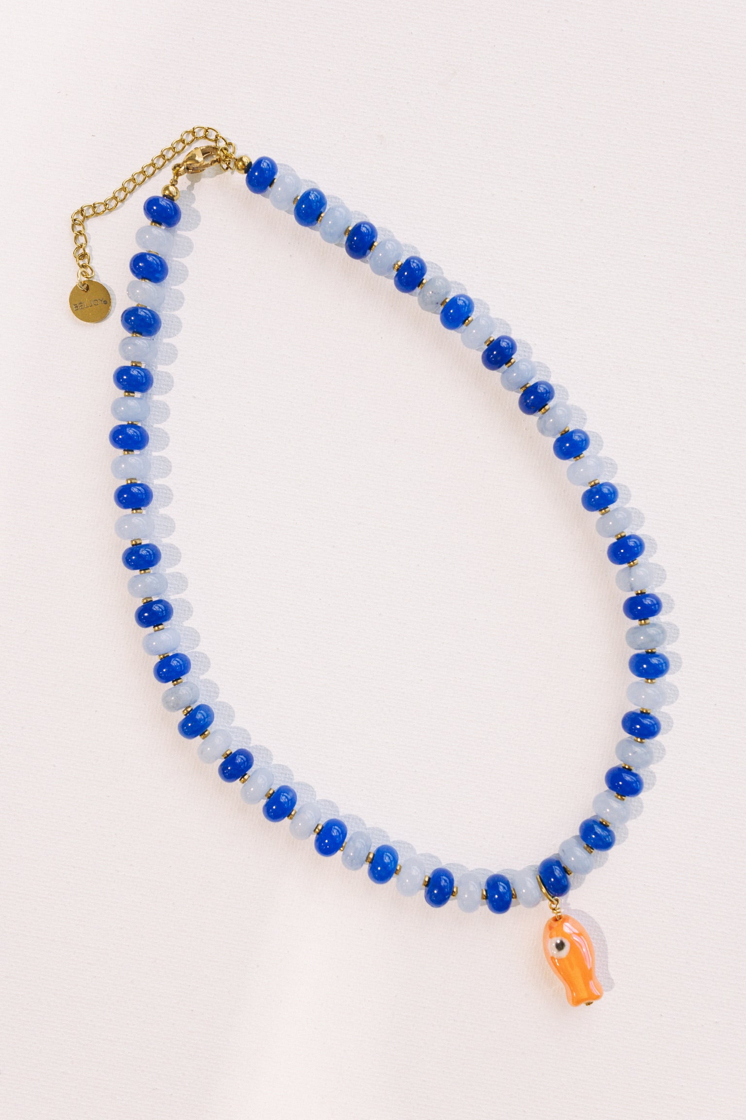 Fishing Blues Beaded Necklace
