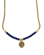 Wrenly Beaded Charm Necklace || Choose Color
