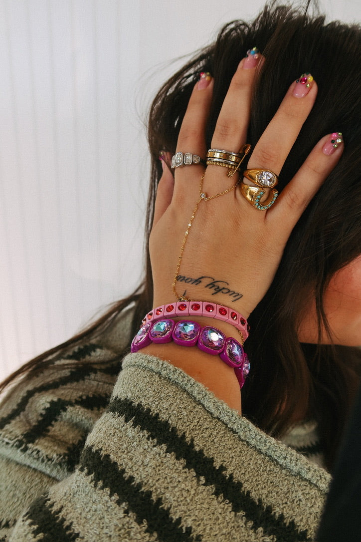 Alessandra Diamond Hand Chain