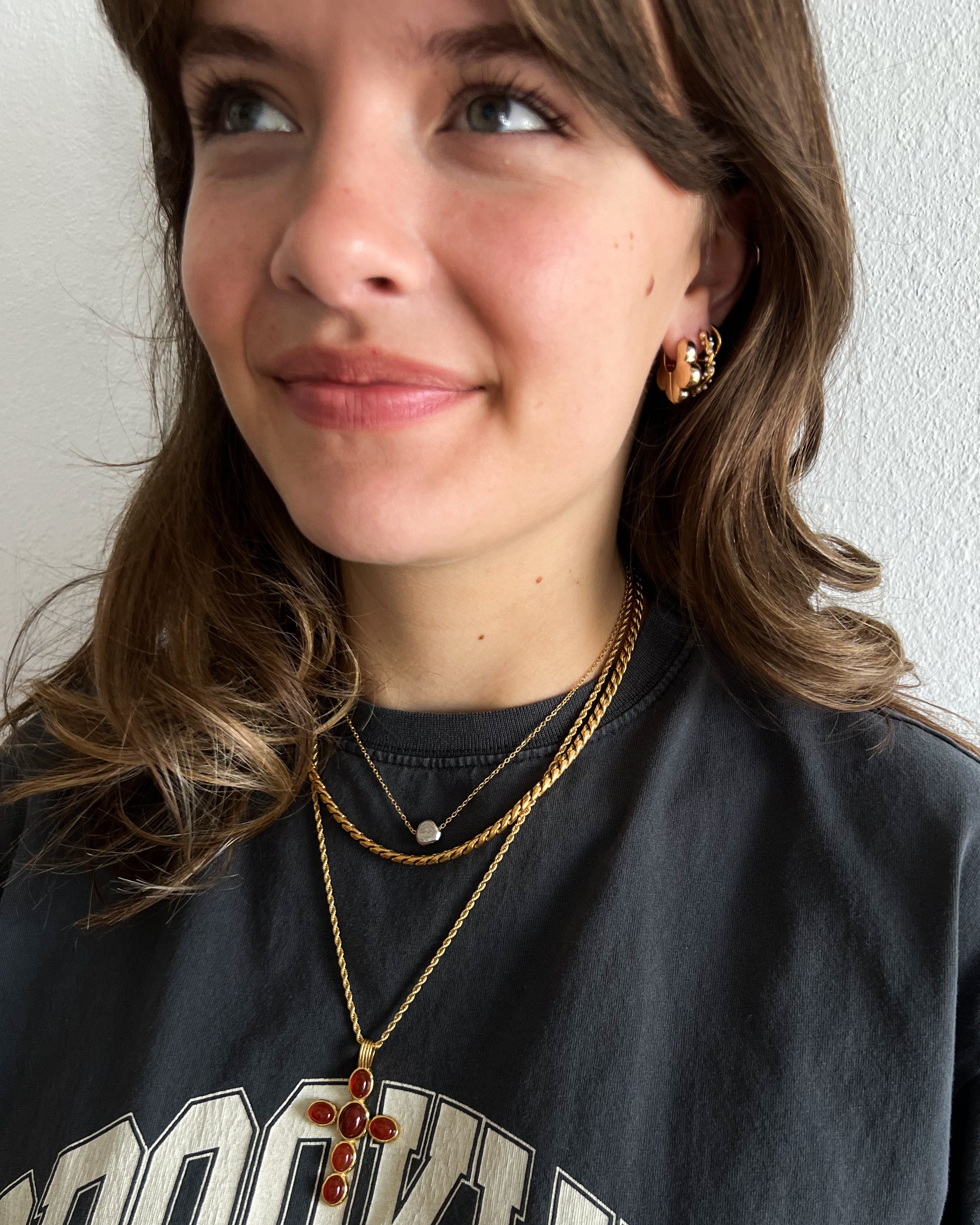 Margo Gold Rope Chain Necklace