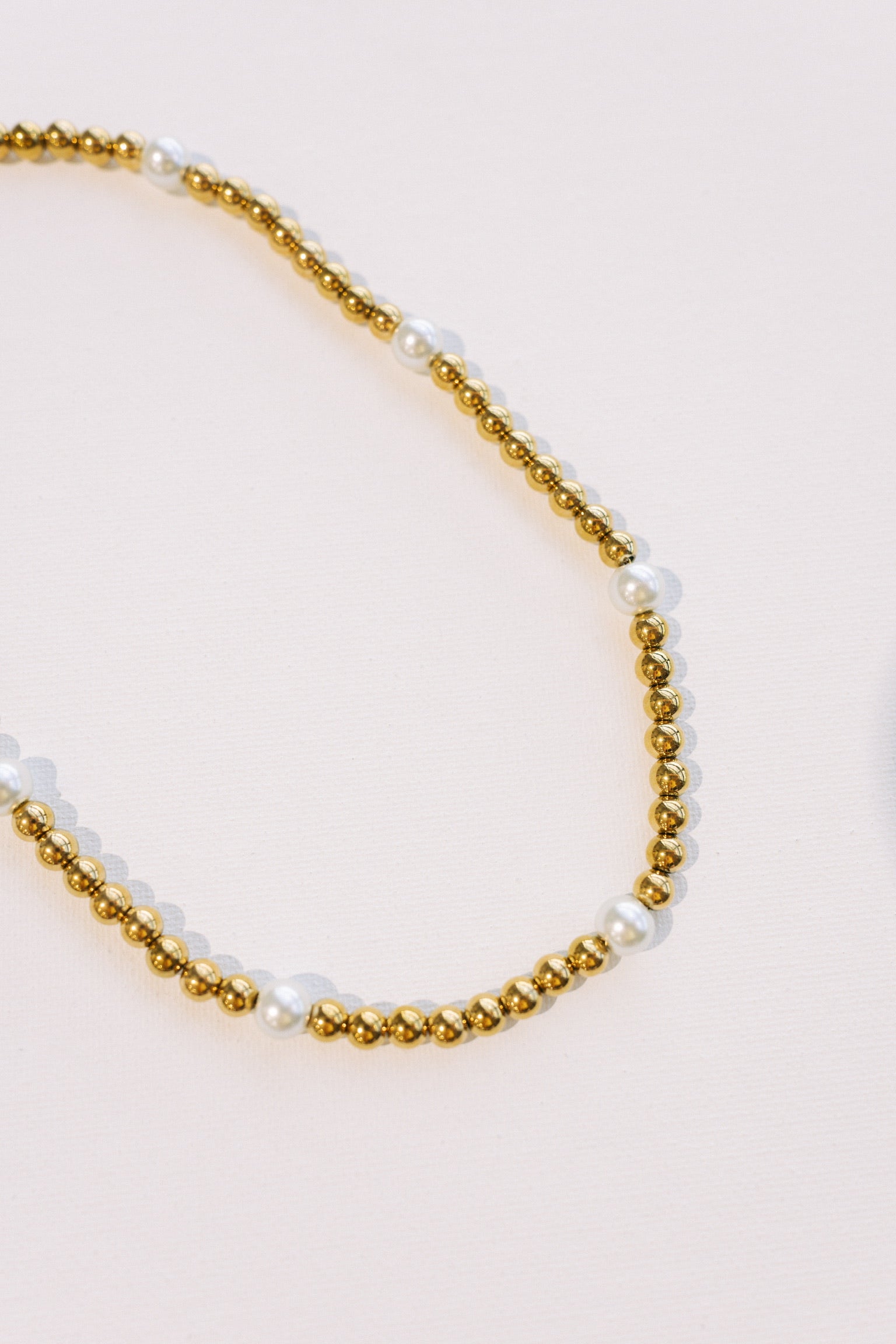 Opulent Pearl Beaded Necklace