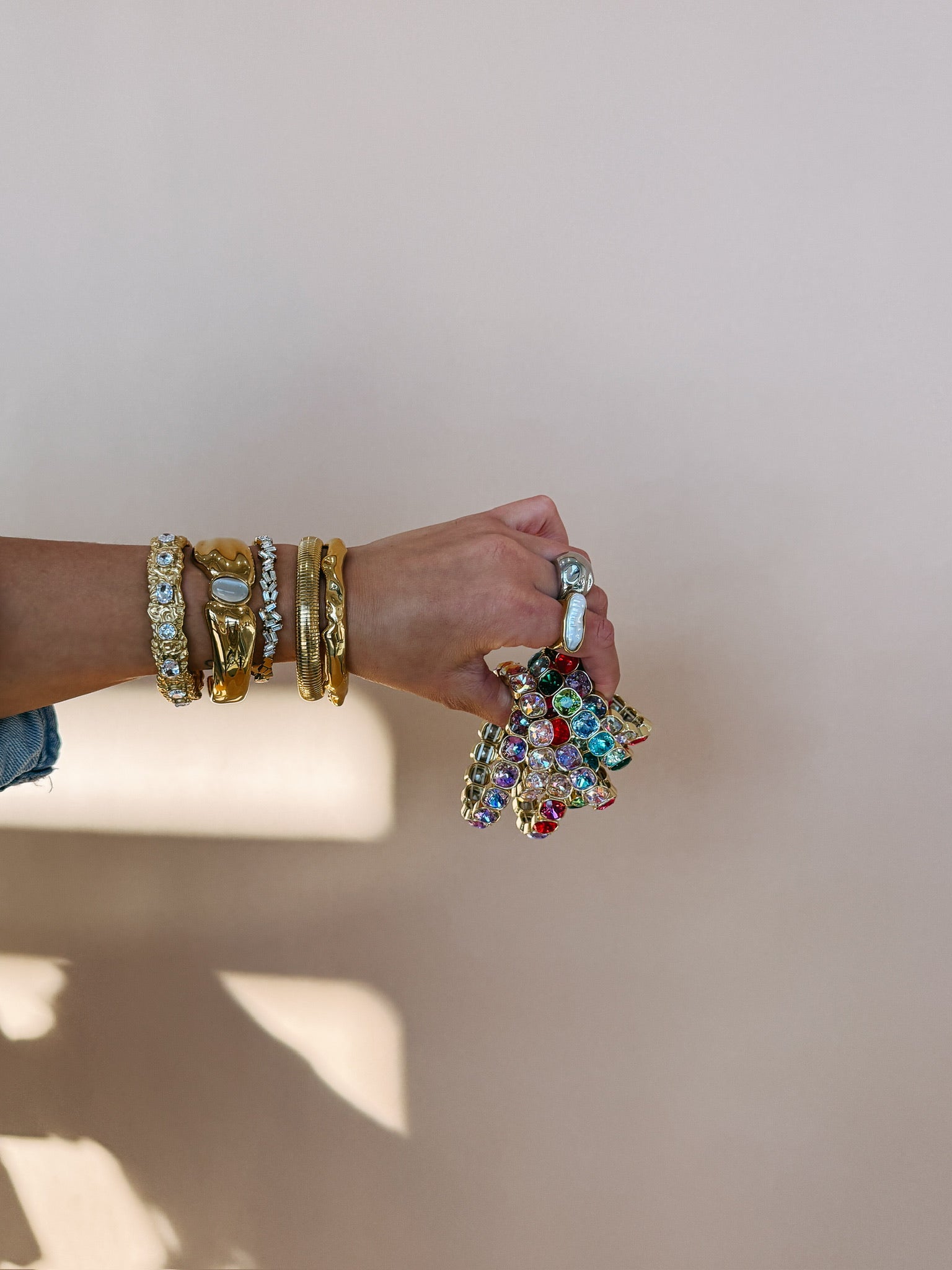 Lila Crystal Bracelet || Choose Color