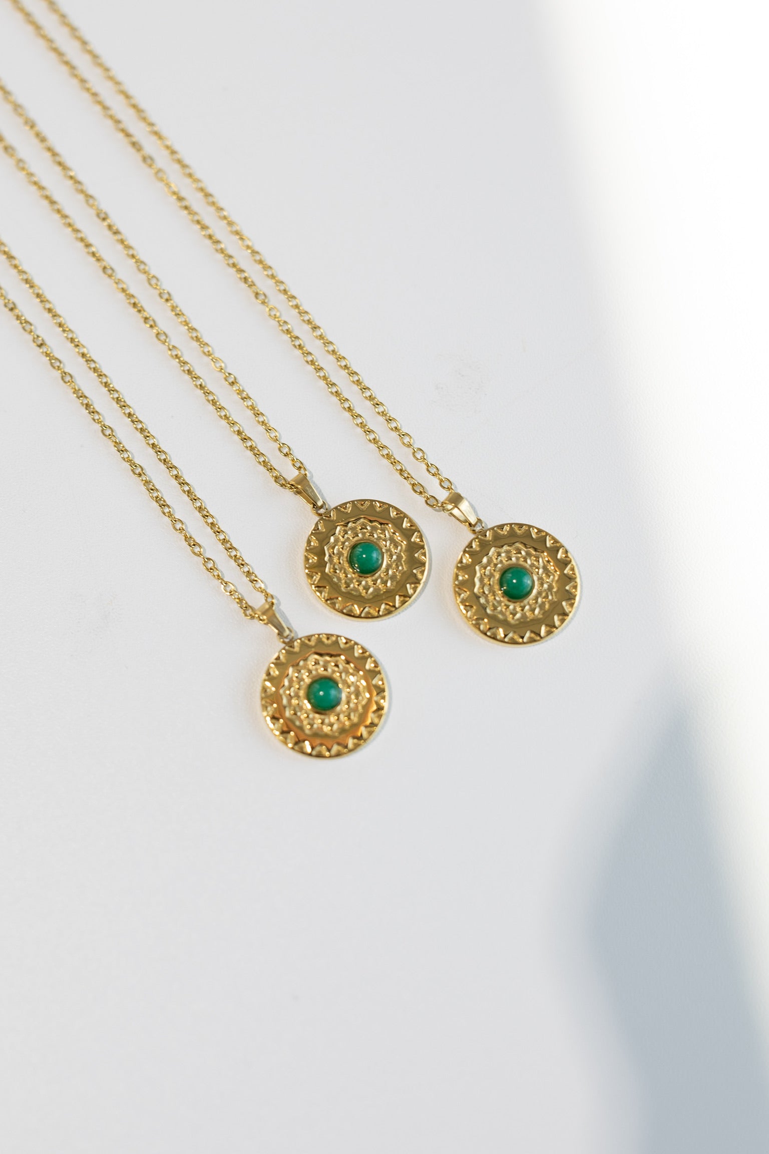 The Eden Sun Necklace - Green