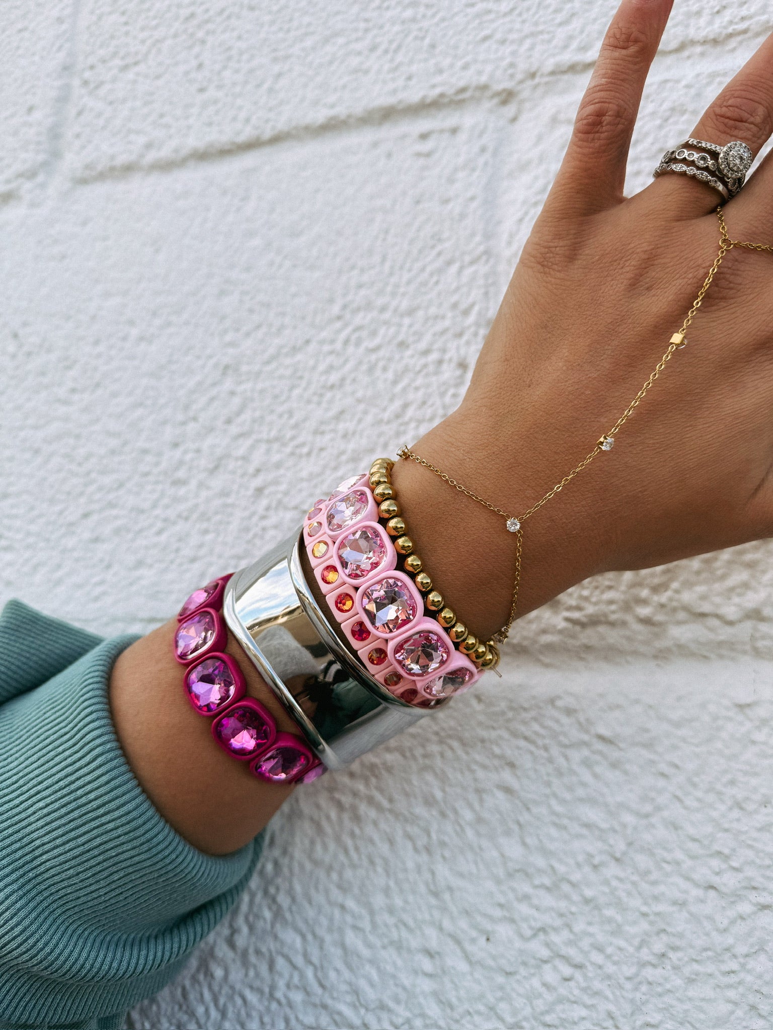 Francesca Diamond Hand Chain