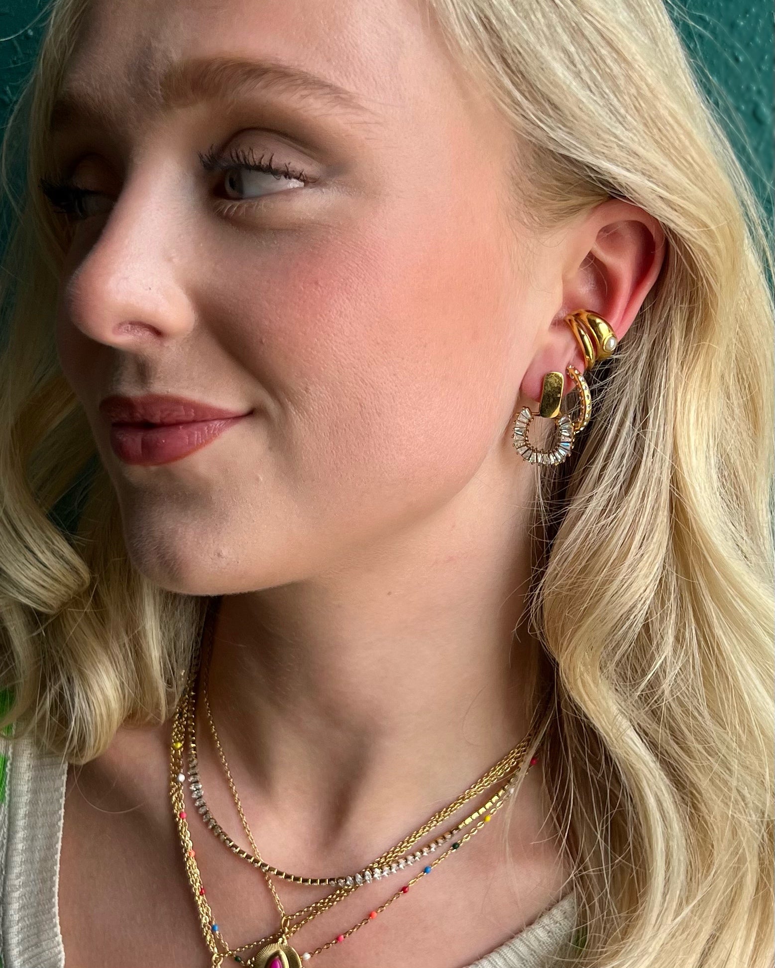 Edie Pearl Double Ear Cuff